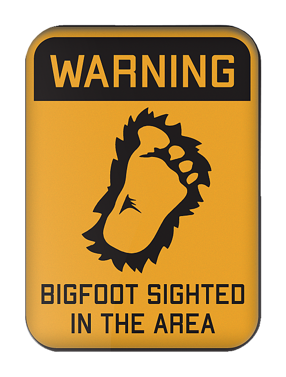 Image of Bigfoot Sighted Souvenir Magnet