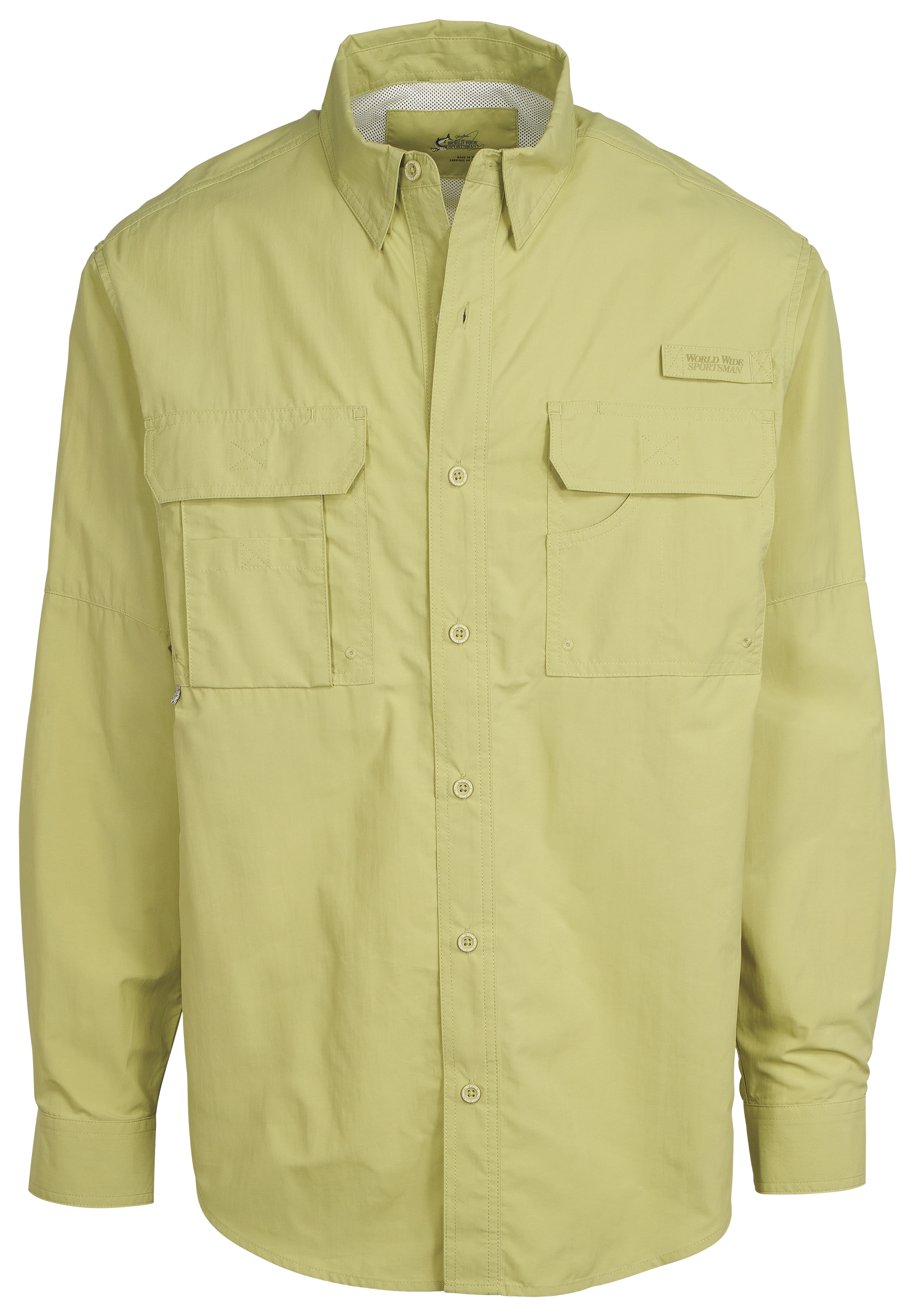 Image of World Wide Sportsman 3D Cool Nylon Angler 2.0 Long-Sleeve Shirt - Winter Pear