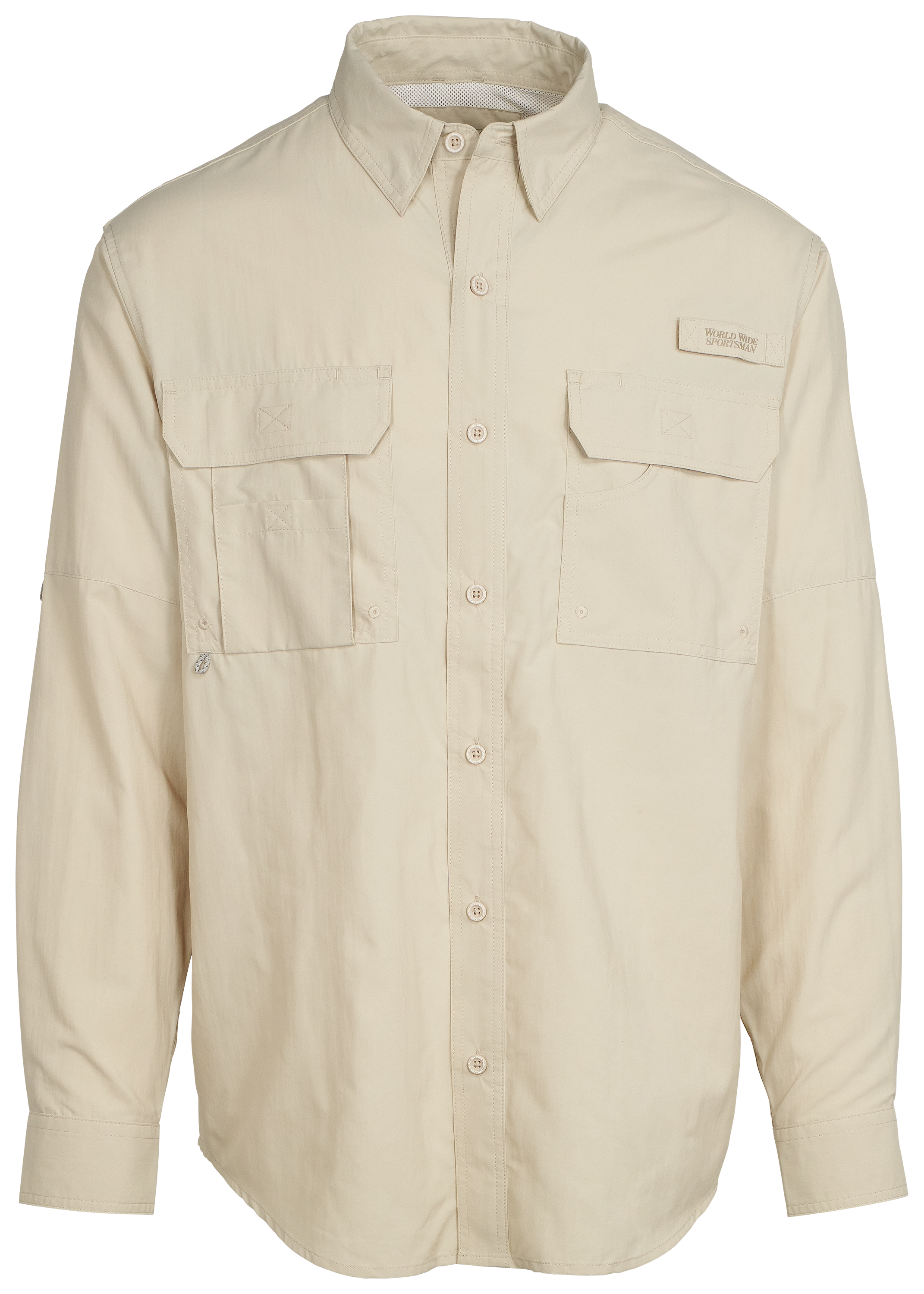 Image of World Wide Sportsman 3D Cool Nylon Angler 2.0 Long-Sleeve Shirt - Peyote