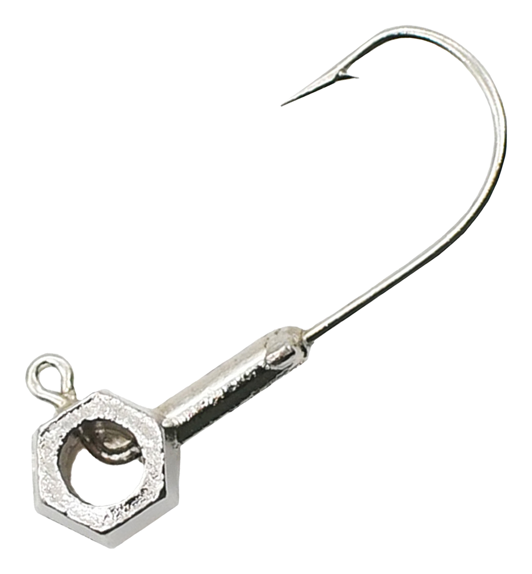 Crappie Magnet Eye Hole Scent Holder Hammer Jighead - Nickel - 1/8 oz.