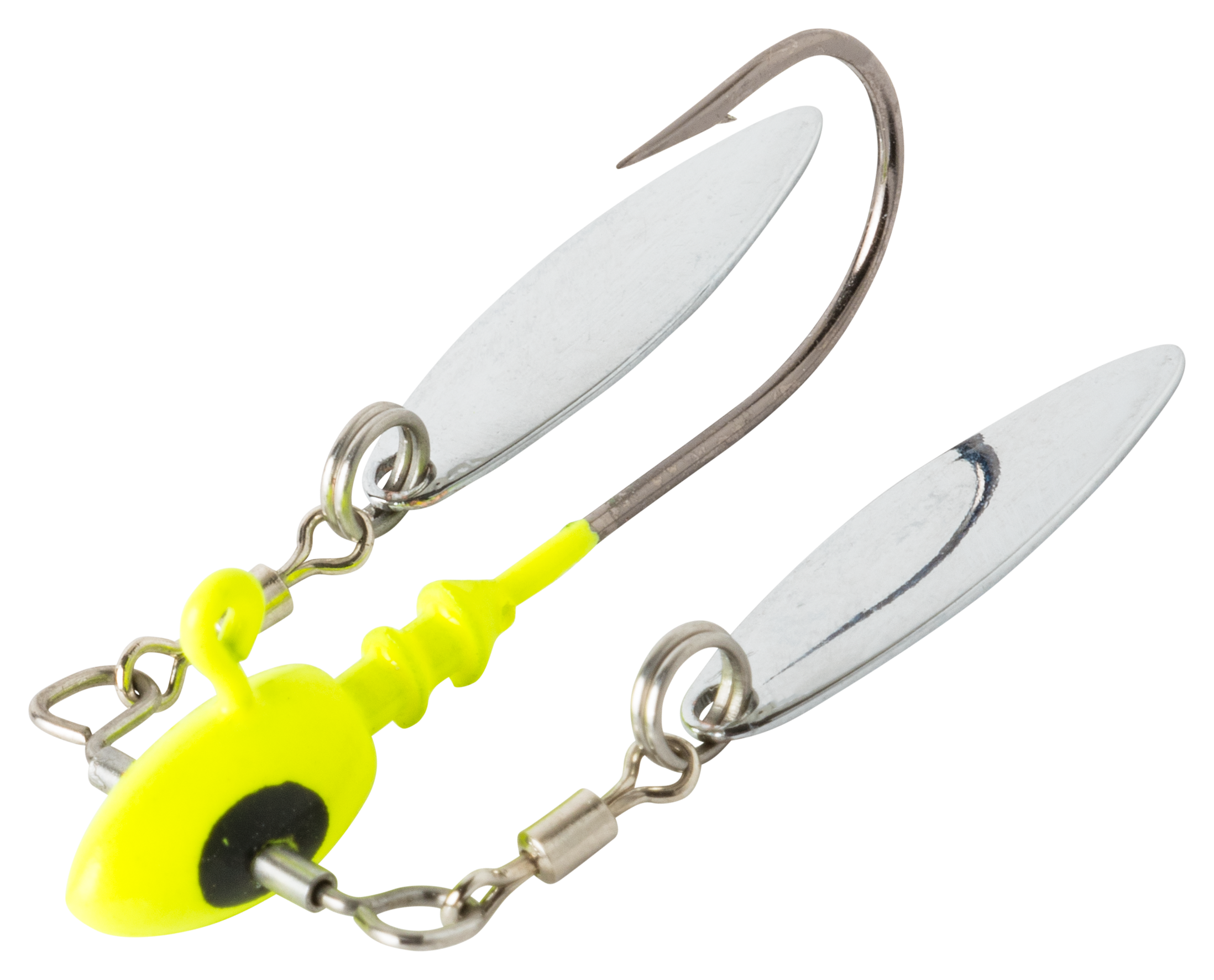 Image of Bobby Garland Head Turn'R Jighead - MoGlo Chartreuse - 1/16 oz.