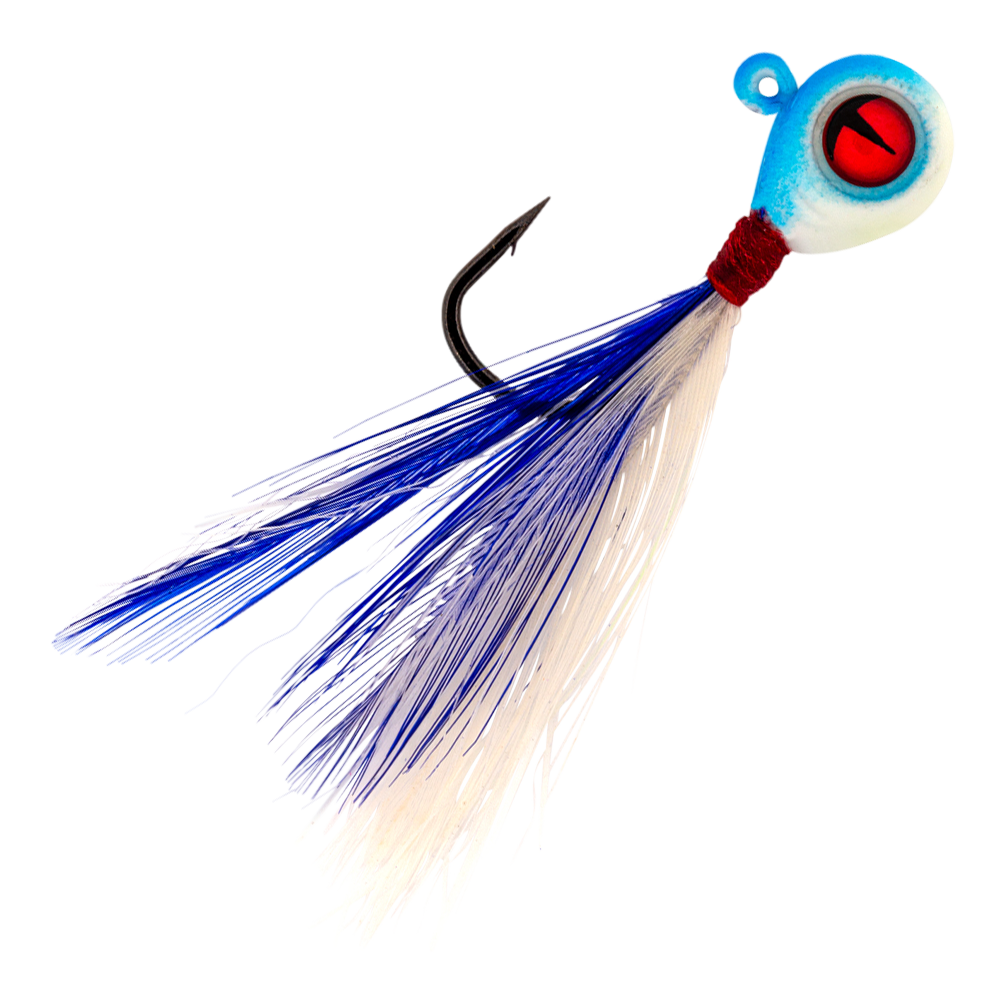 Image of Northland Fishing Tackle Tungsten Crappie King Fly Jig - Glo Moonlight
