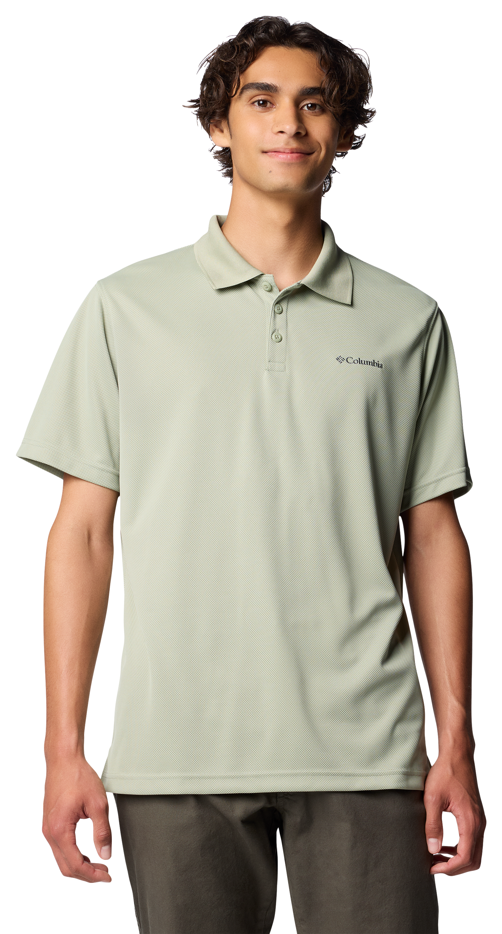 Image of Columbia Utilizer Short-Sleeve Polo for Men - Safari
