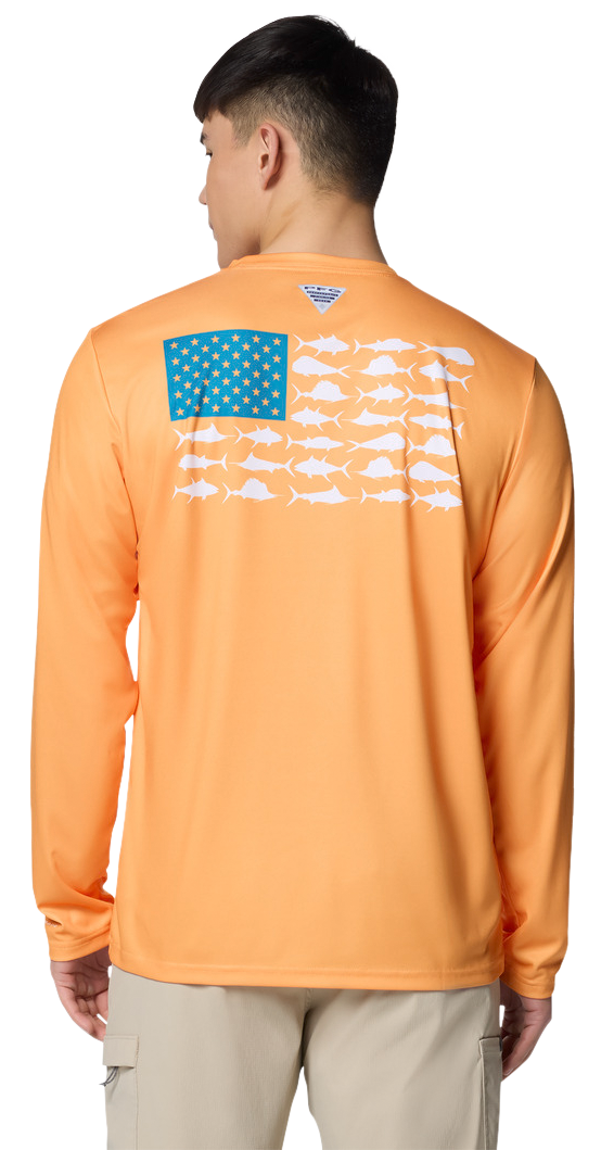 COLUMBIA Terminal Tackle PFG Fish Flag Long-Sleeve Shirt for Men