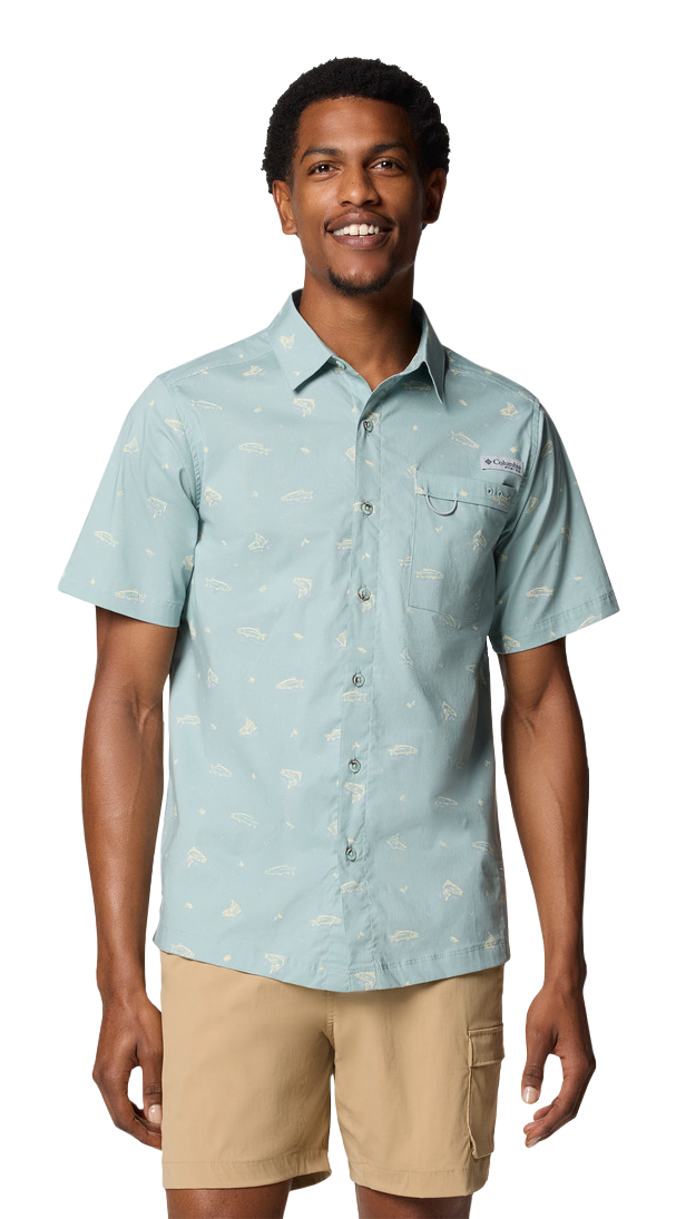 COLUMBIA Wild Cast Camp Short-Sleeve Shirt for Men