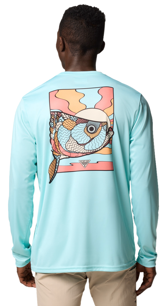 COLUMBIA Terminal Tackle PFG Tarpon Shine Graphic Long-Sleeve Shirt for Men