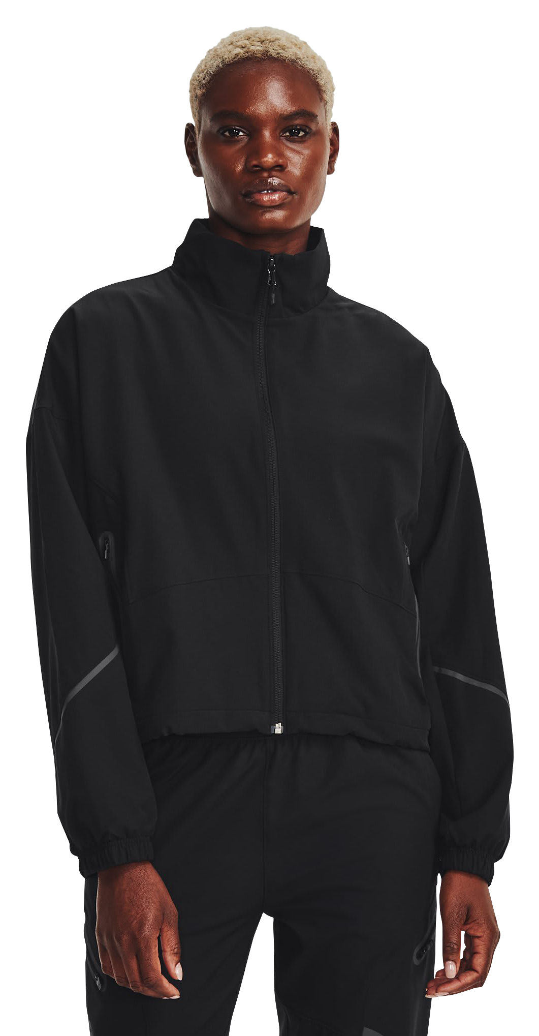 Image of Under Armour Unstoppable Jacket for Ladies - Black/Black - XS