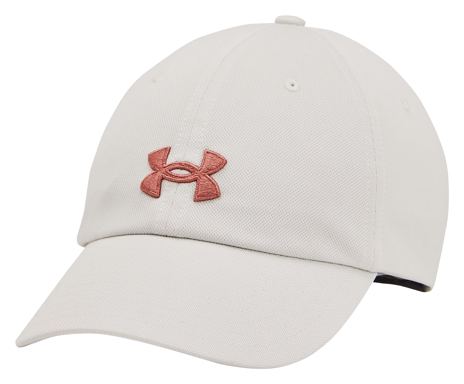 Image of Under Armour Blitzing Adjustable Hat for Ladies - White Clay/Canyon Pink