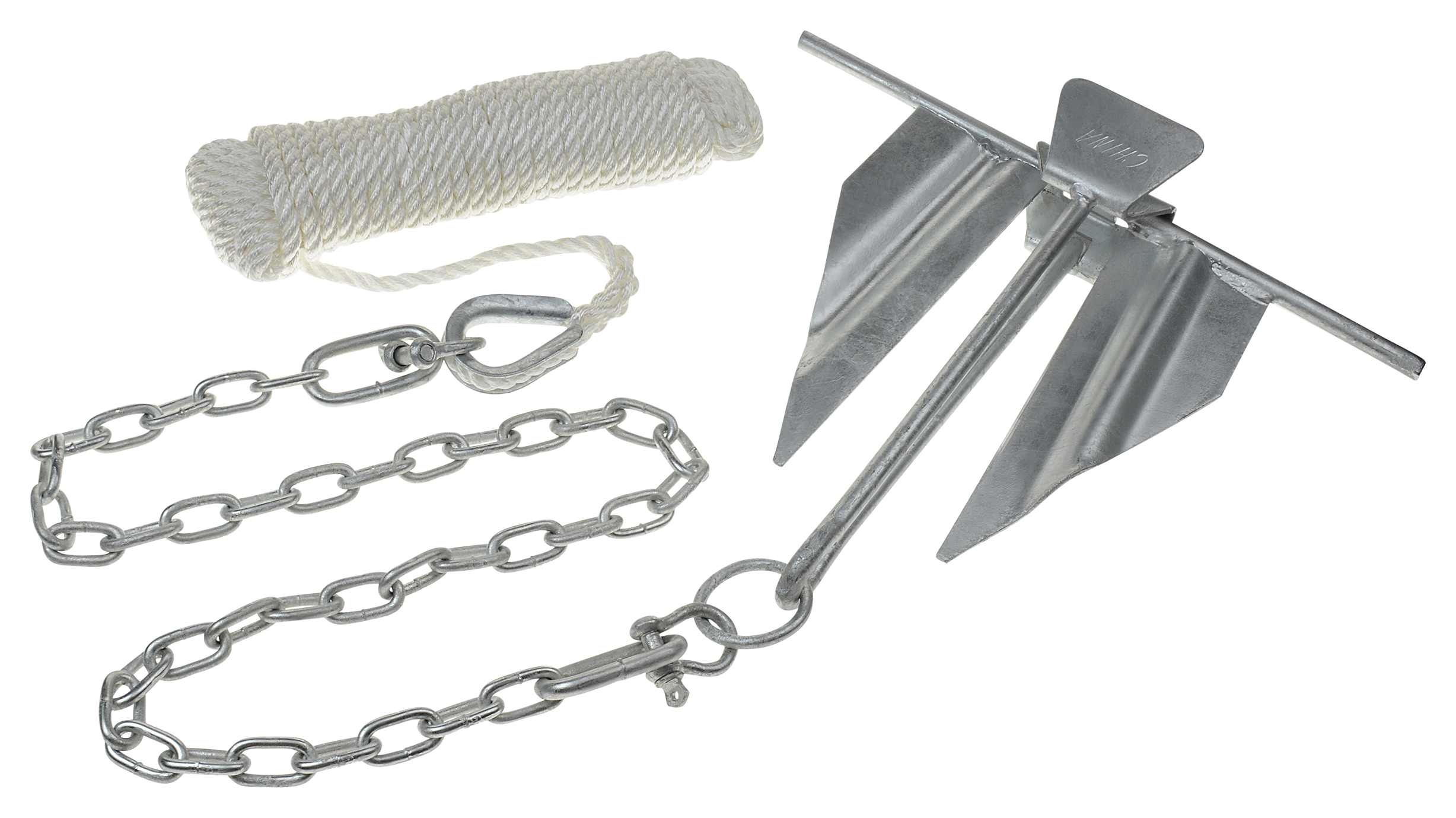 Image of Bass Pro Shops Galvanized 7'' Slip Ring Anchor Kit