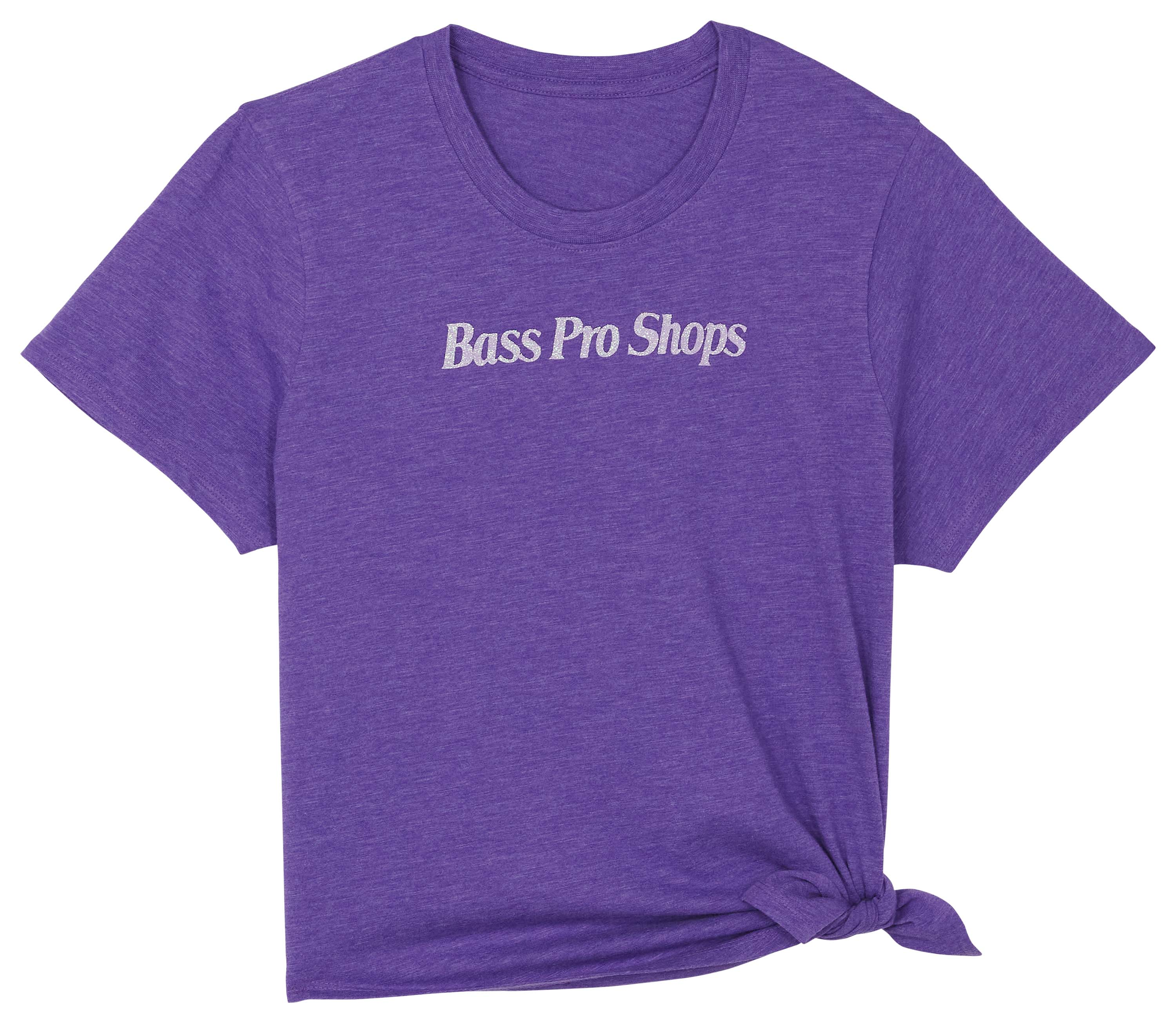 Image of Bass Pro Shops Wordmark Logo Short-Sleeve T-Shirt for Kids - Purple
