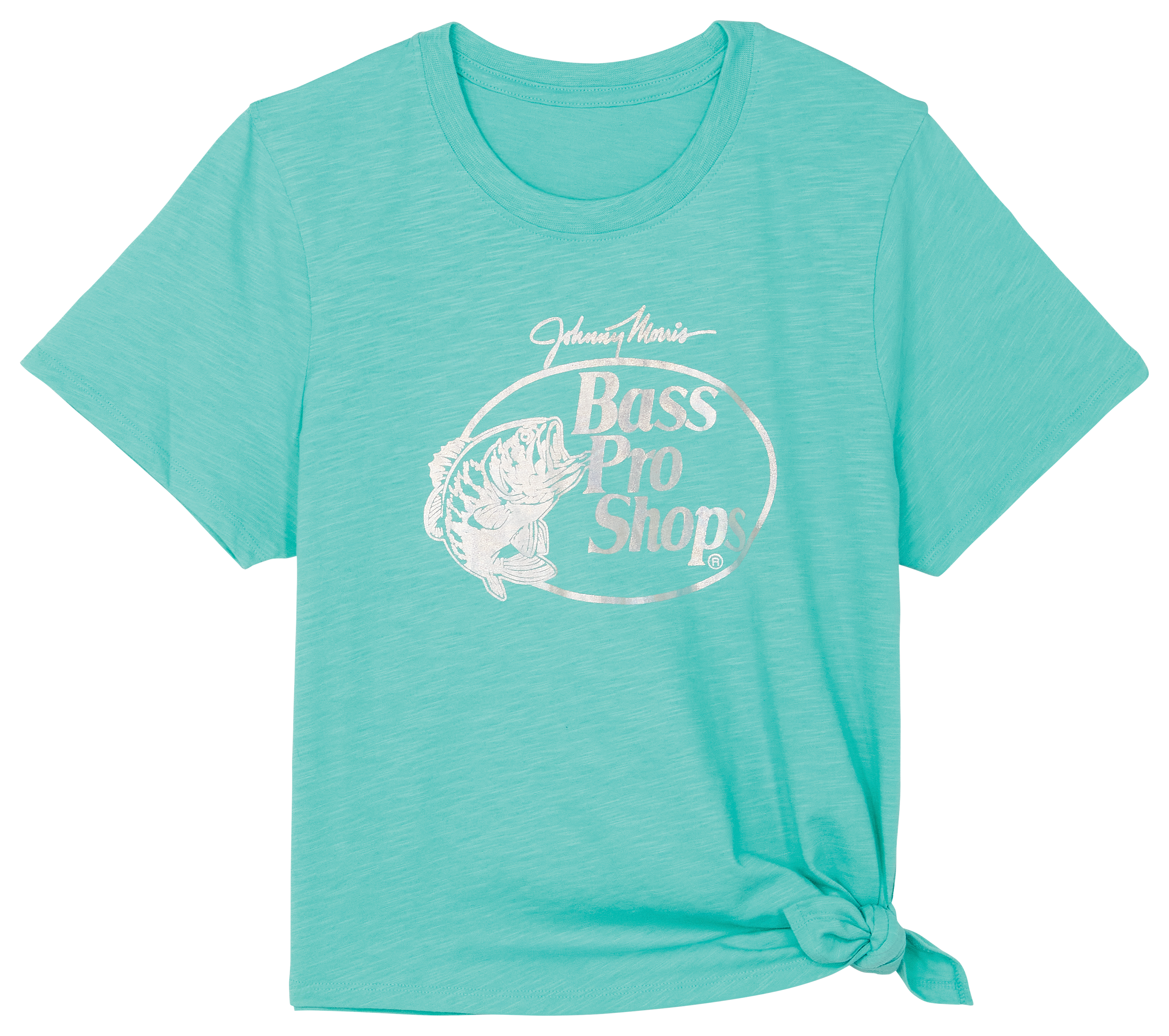 Image of Bass Pro Shops Foil Logo Short-Sleeve T-Shirt for Kids - Cockatoo - S