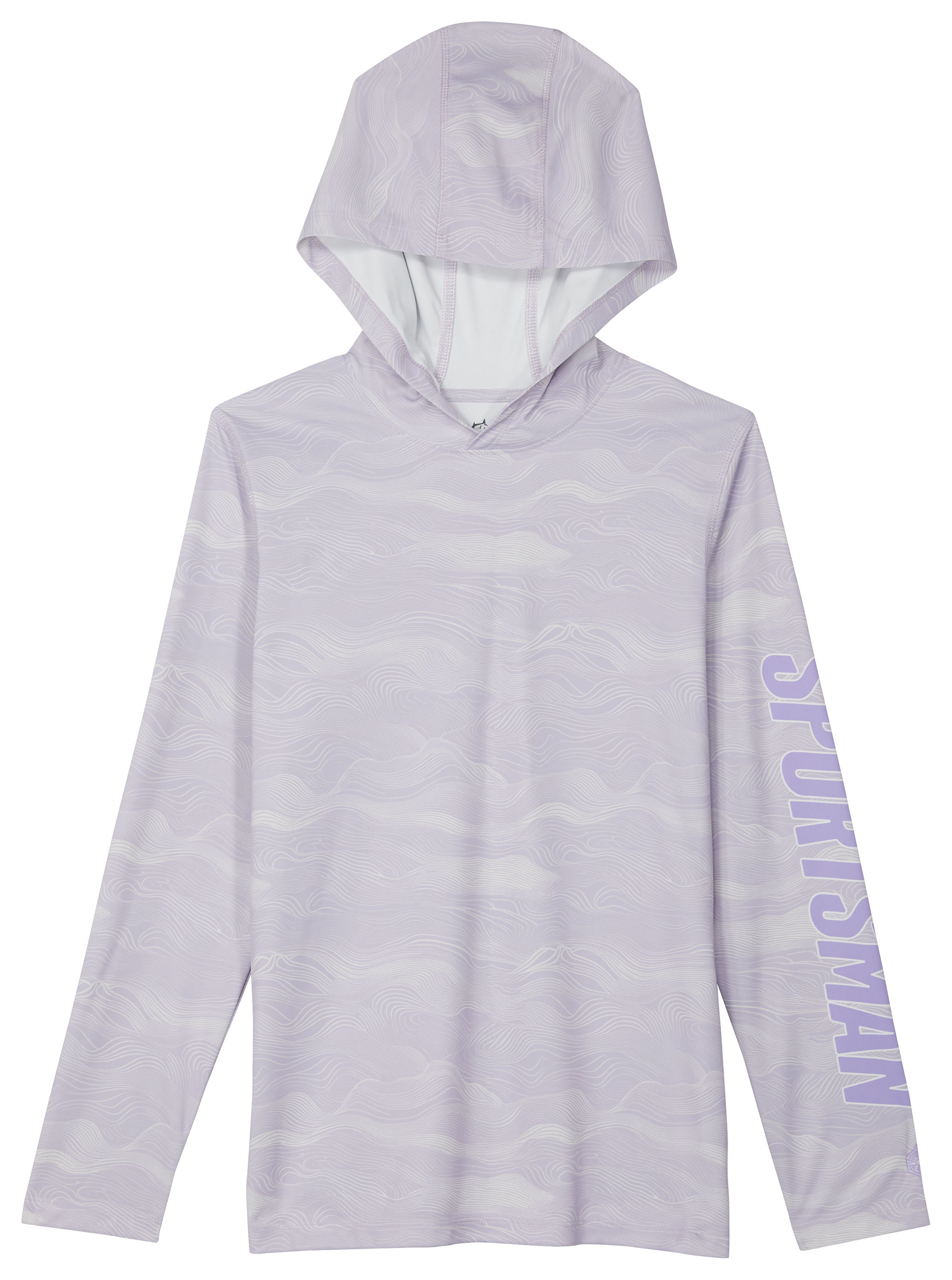 Image of World Wide Sportsman Logo 3D Cool Surfcaster Hoodie for Kids - Wave Thistle