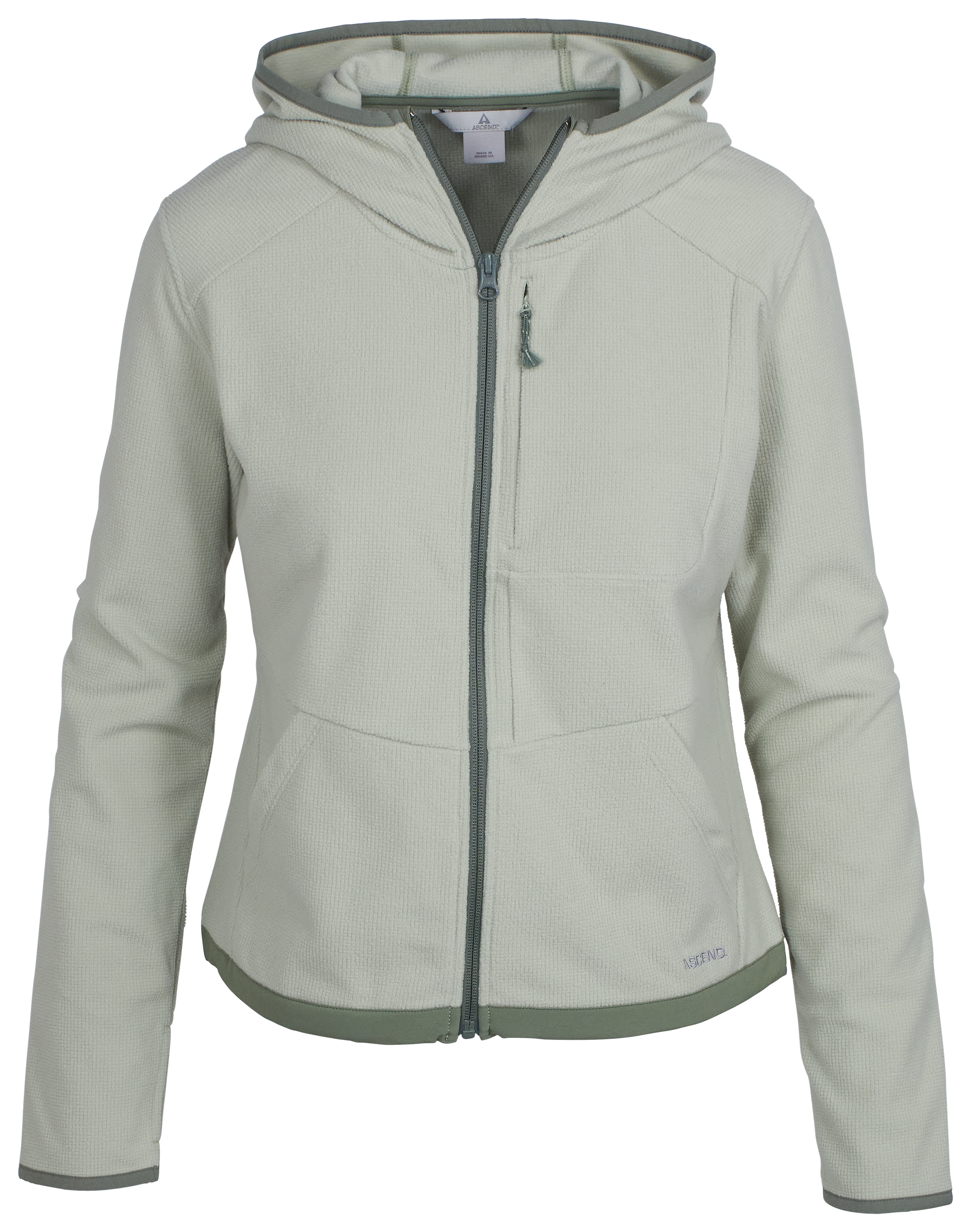 Image of Ascend Full-Zip Hoodie - Desert Sage/Agave Green