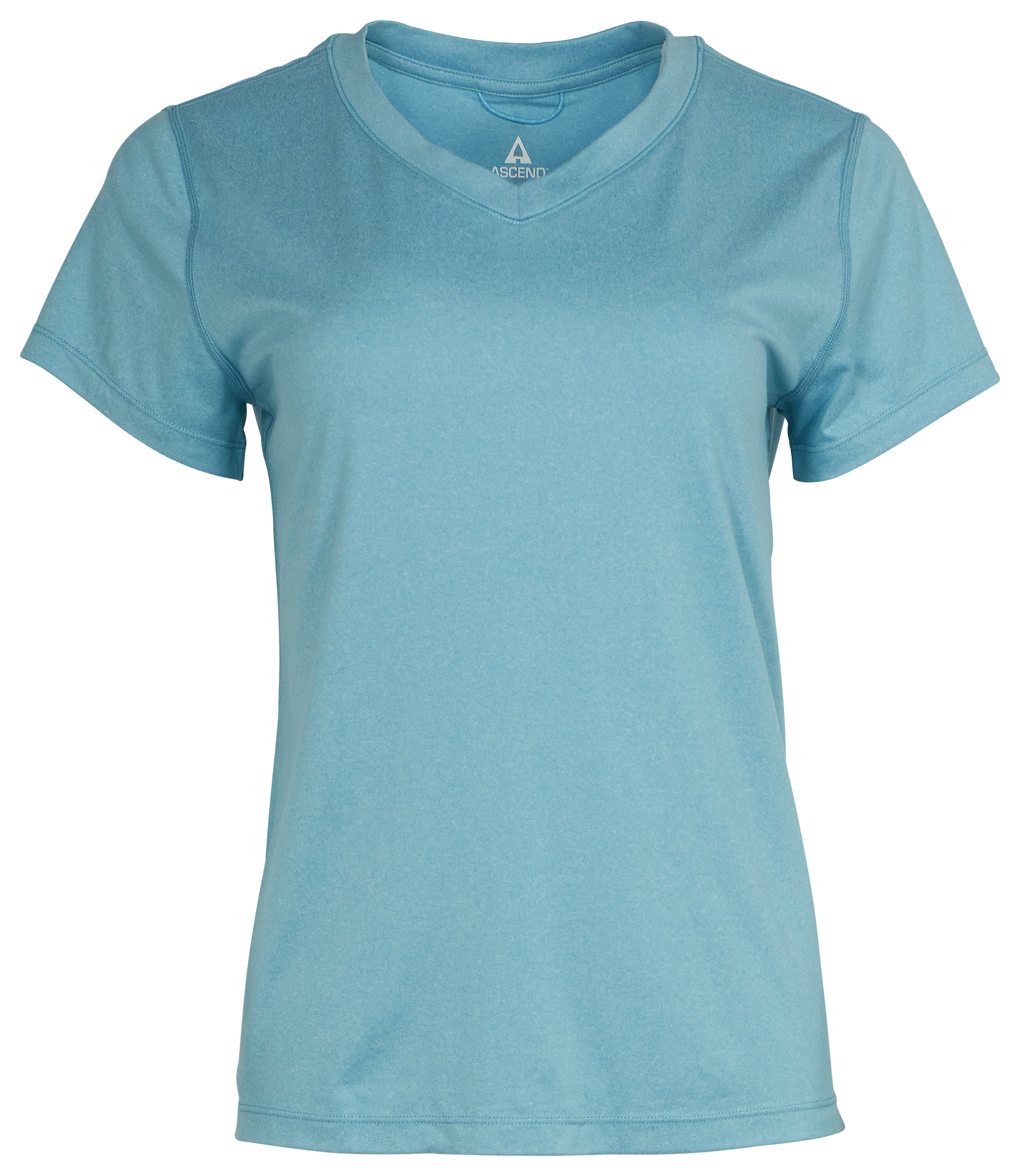 Image of Ascend Evolve Performance Short-Sleeve T-Shirt - Milky Blue Heather