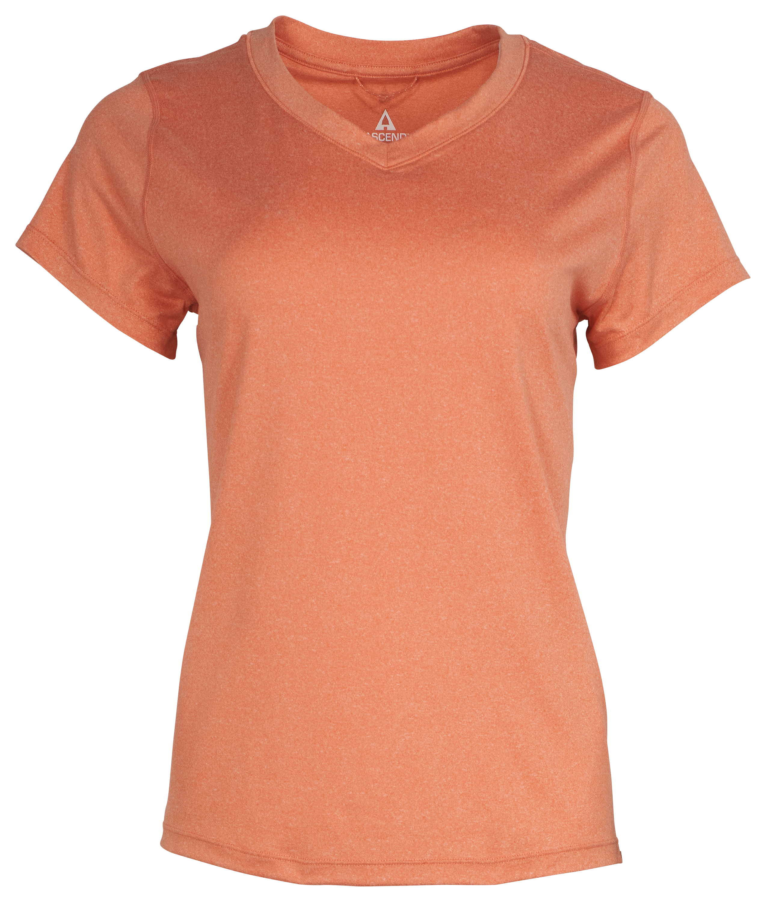 Image of Ascend Evolve Performance Short-Sleeve T-Shirt - Tawny Orange Heather