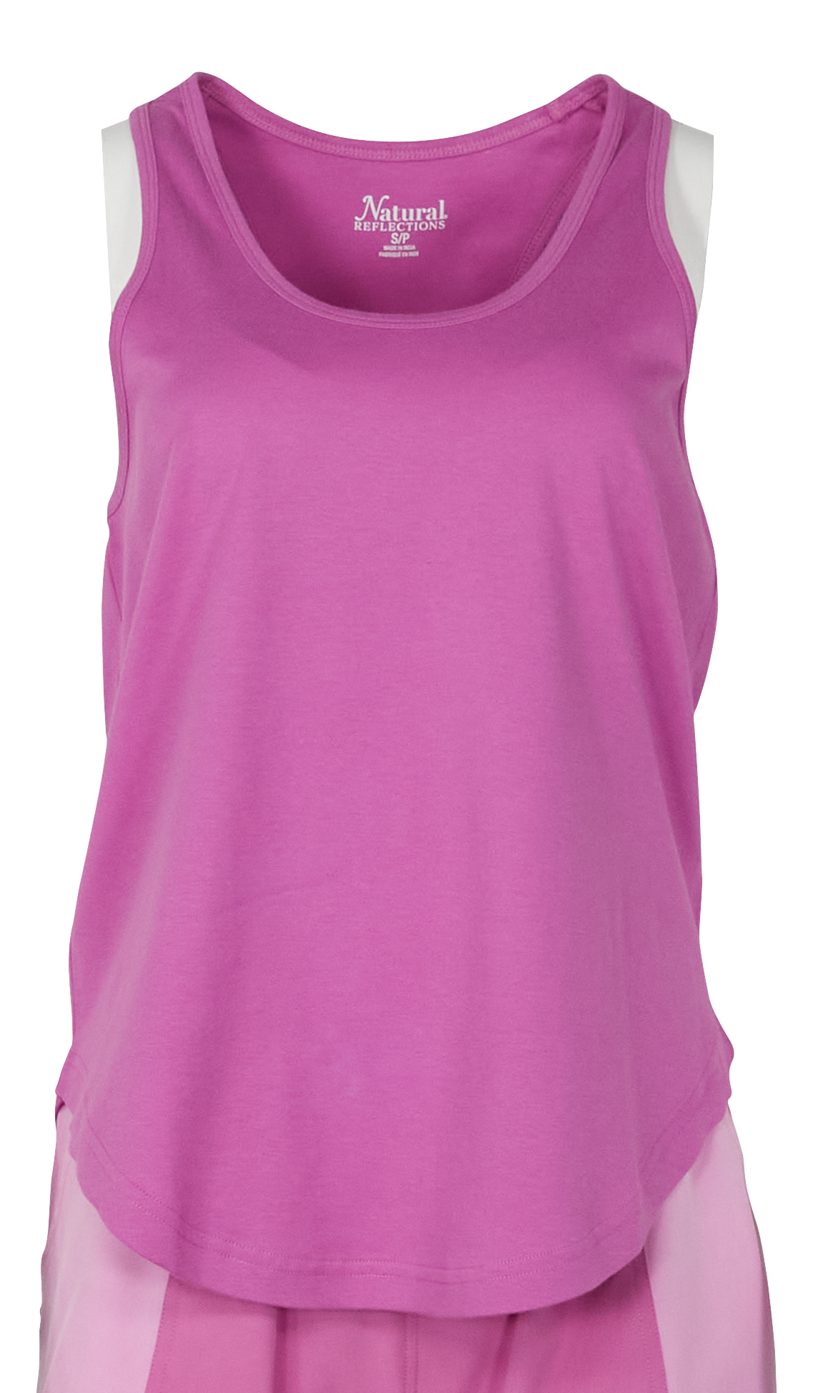 Image of Natural Reflections Weekend Scoop-Neck Racerback Tank Top - Radiant Orchid