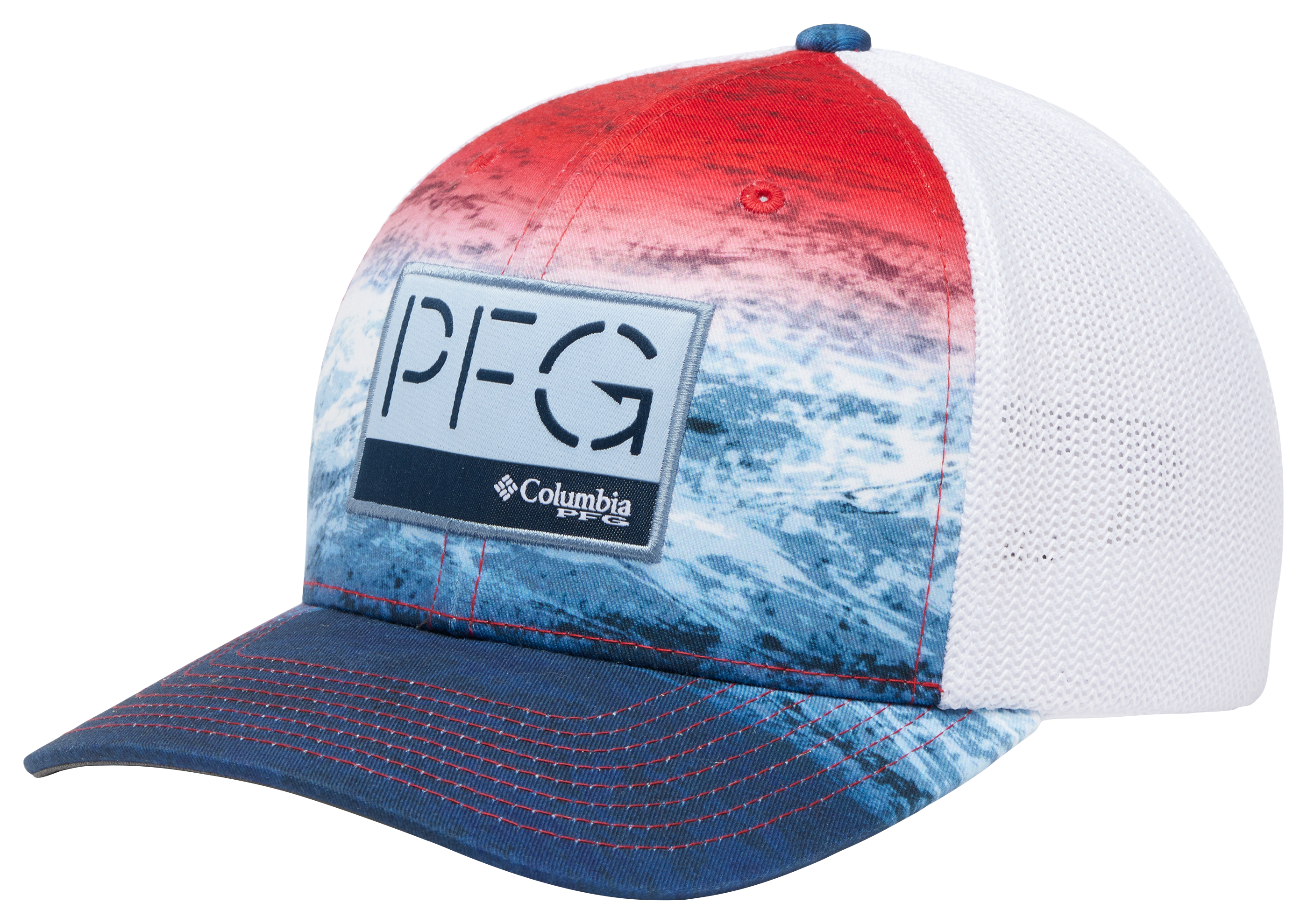 Image of Columbia PFG Spaced Logo Mesh Ball Cap