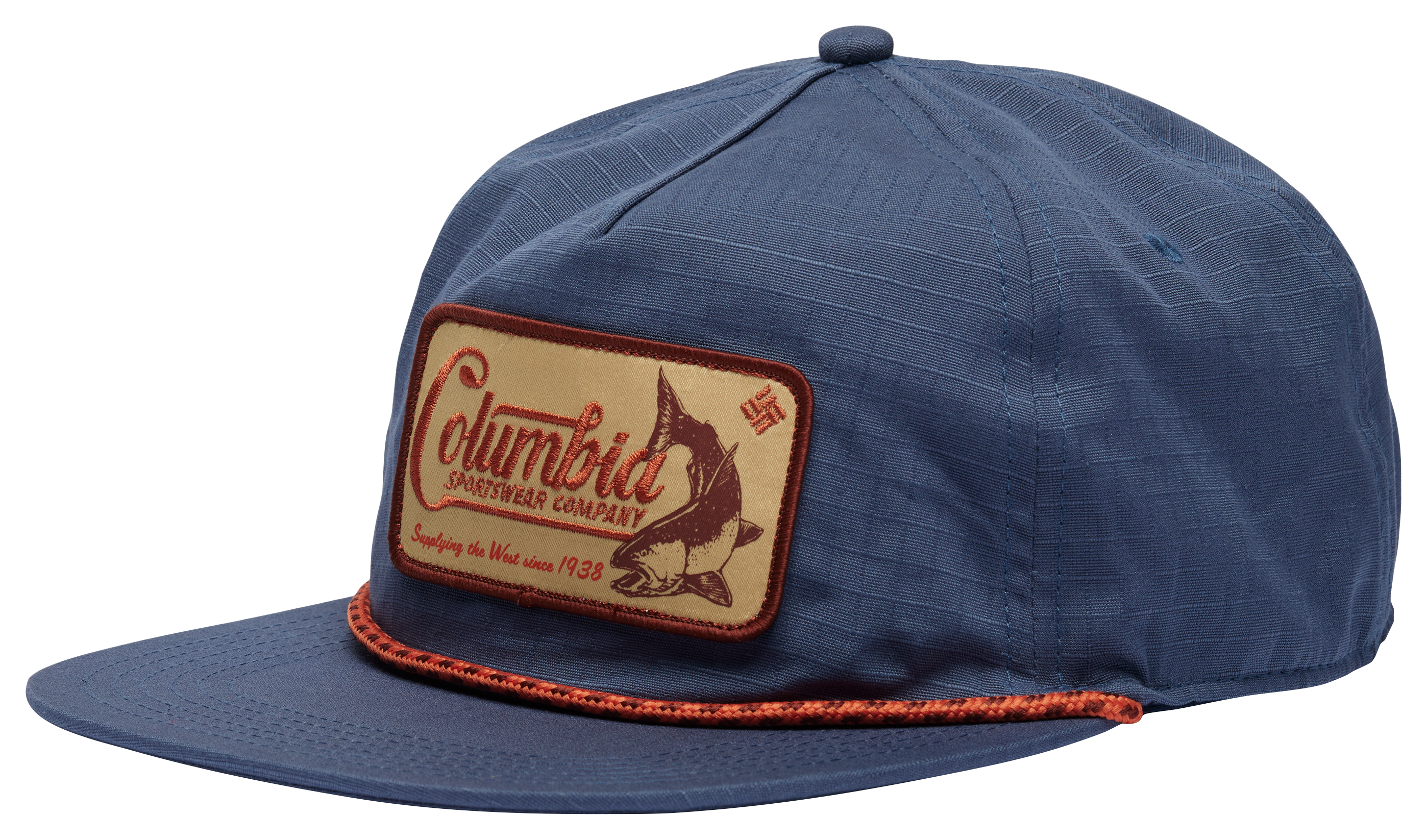 COLUMBIA Ratchet Strap West Fish Snapback Cap