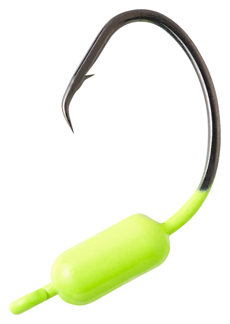 Image of HookUp Lures Flag Finder Jighead - Chartreuse - 1/8 oz.