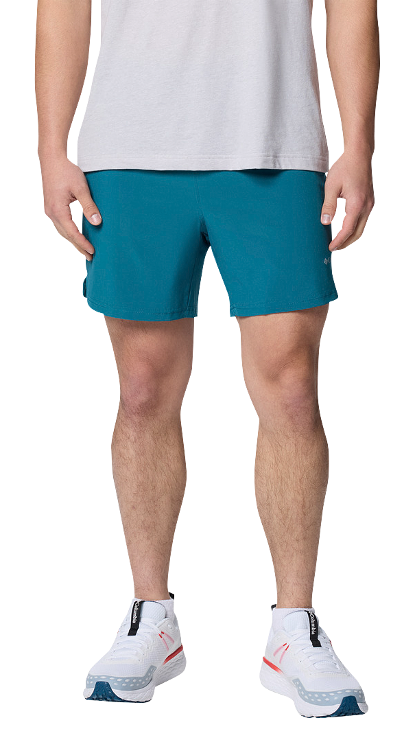 Image of Columbia Hike Brief Shorts for Men - River Blue