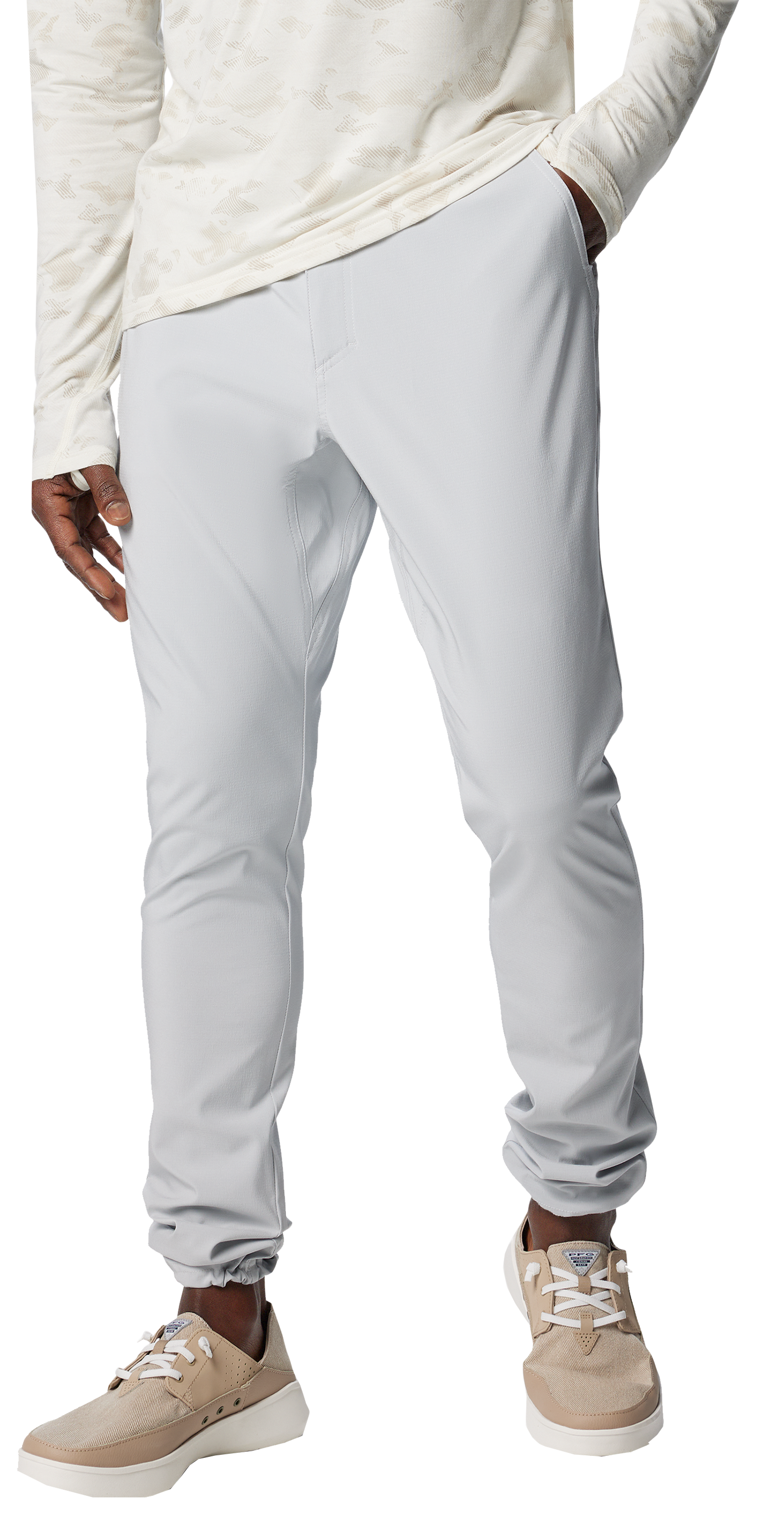 Image of Columbia PFG Uncharted Pants for Men - Cool Grey