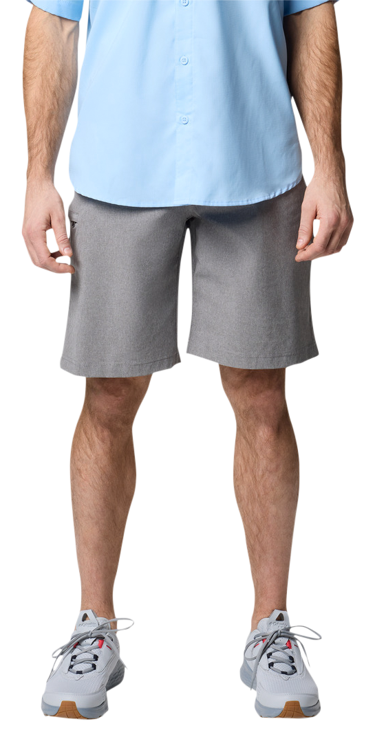 Image of Columbia PFG Grander Marlin III Offshore Shorts - City Grey Heather - 42x8