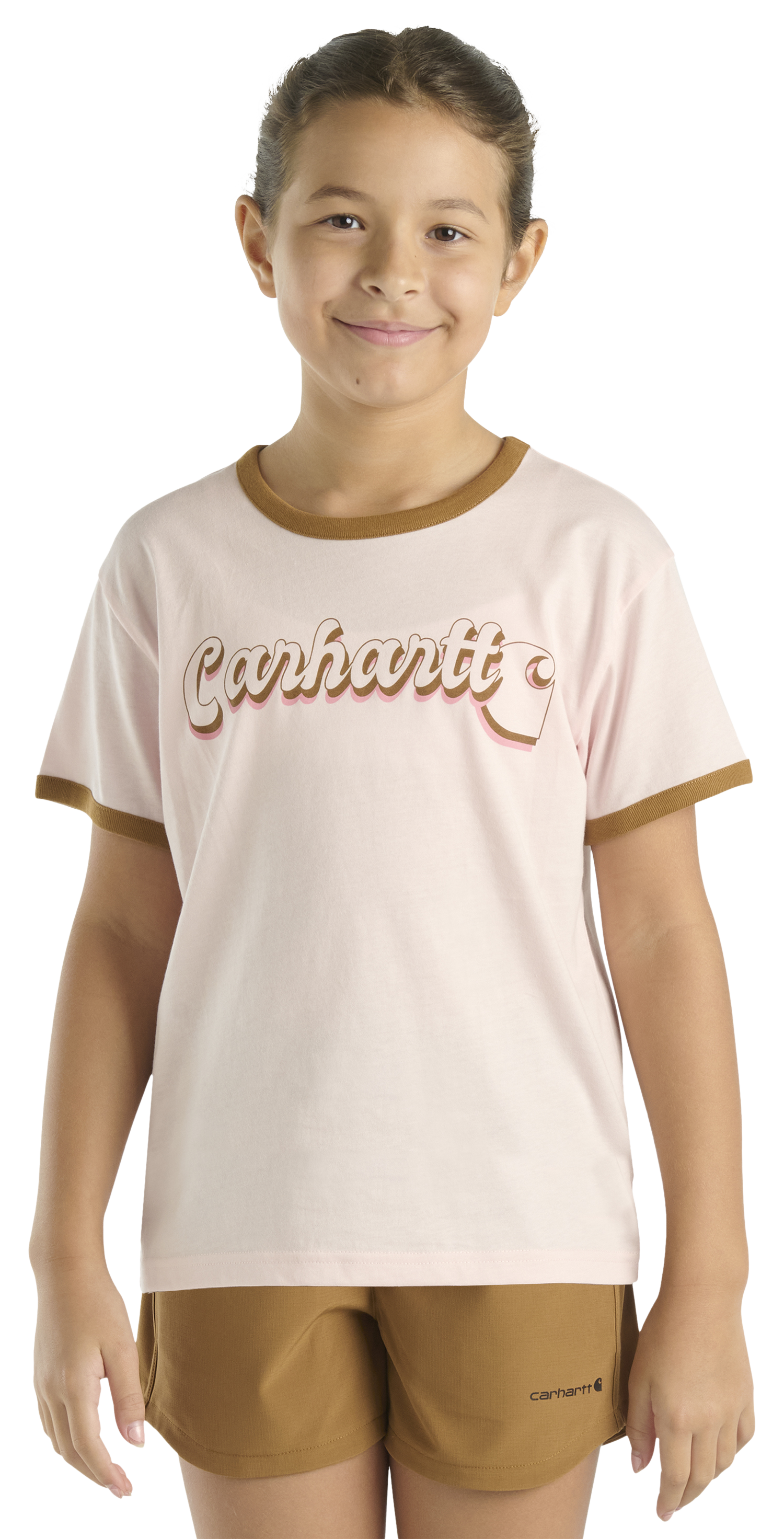 CARHARTT Ringer Logo Short-Sleeve T-Shirt for Kids