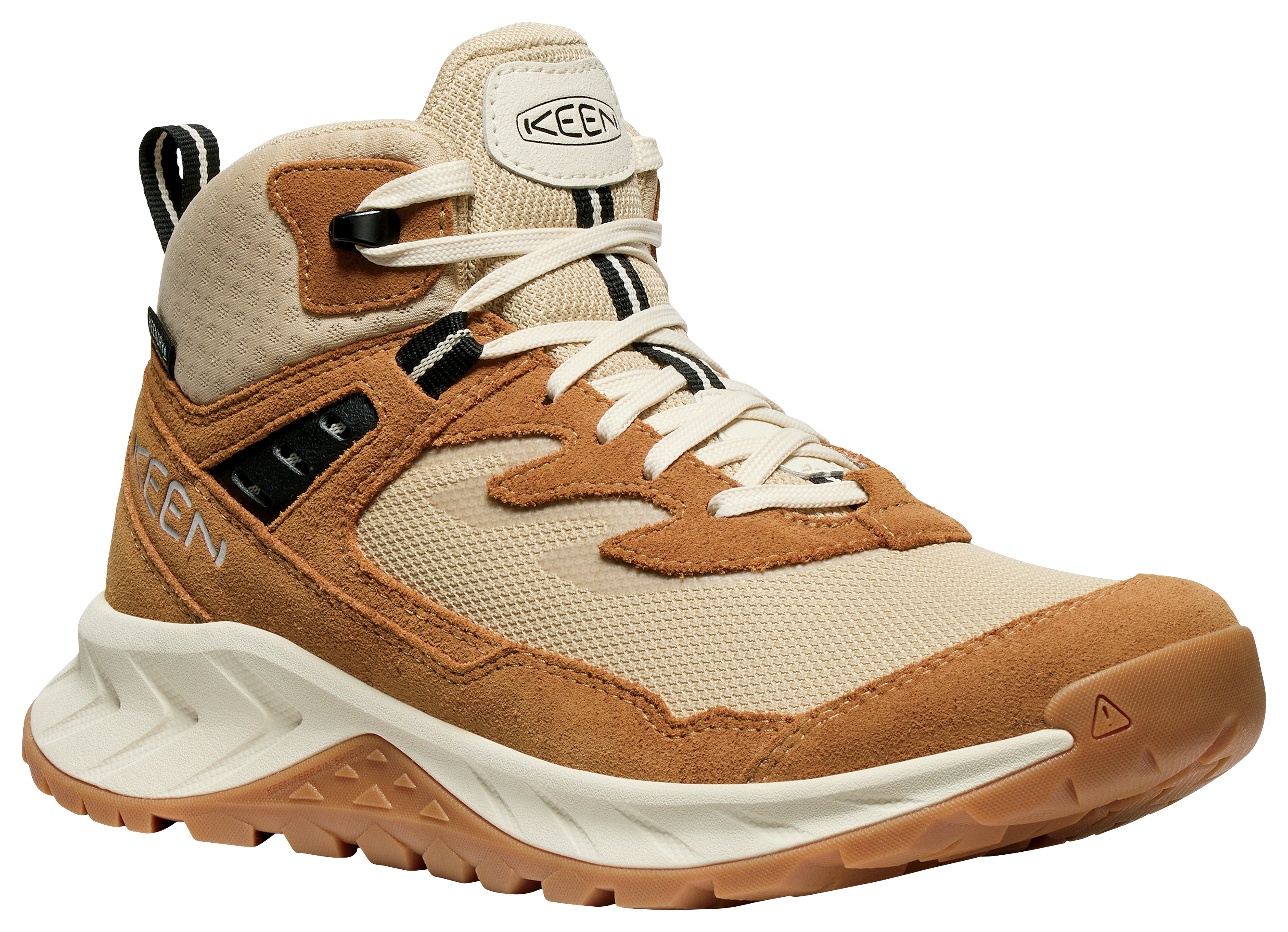 Image of KEEN Hightrail Mid Waterproof Hiking Boots for Ladies - Safari/Chipmunk - 7M