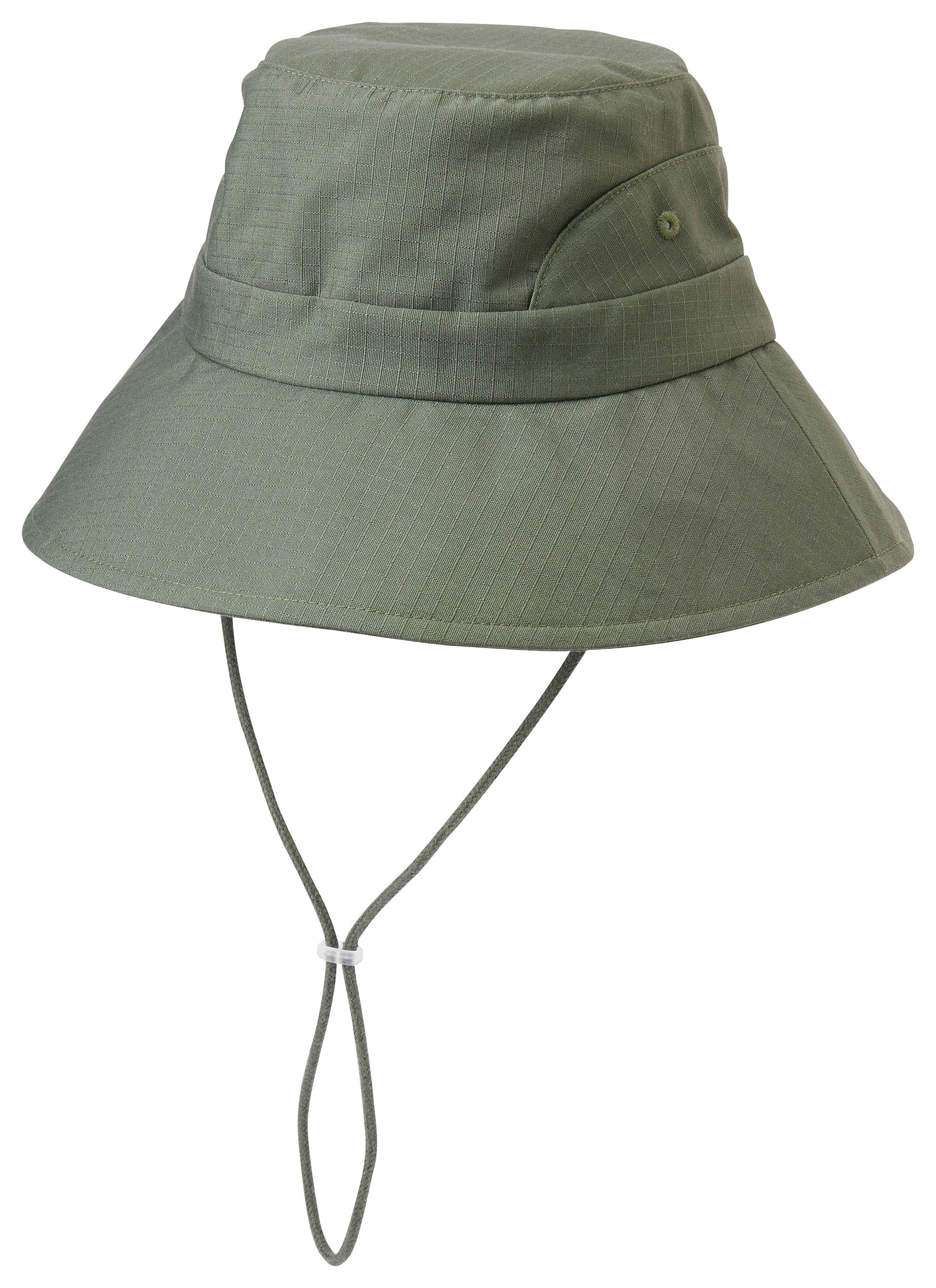 Image of Natural Reflections Wide Brim Hat - Olive