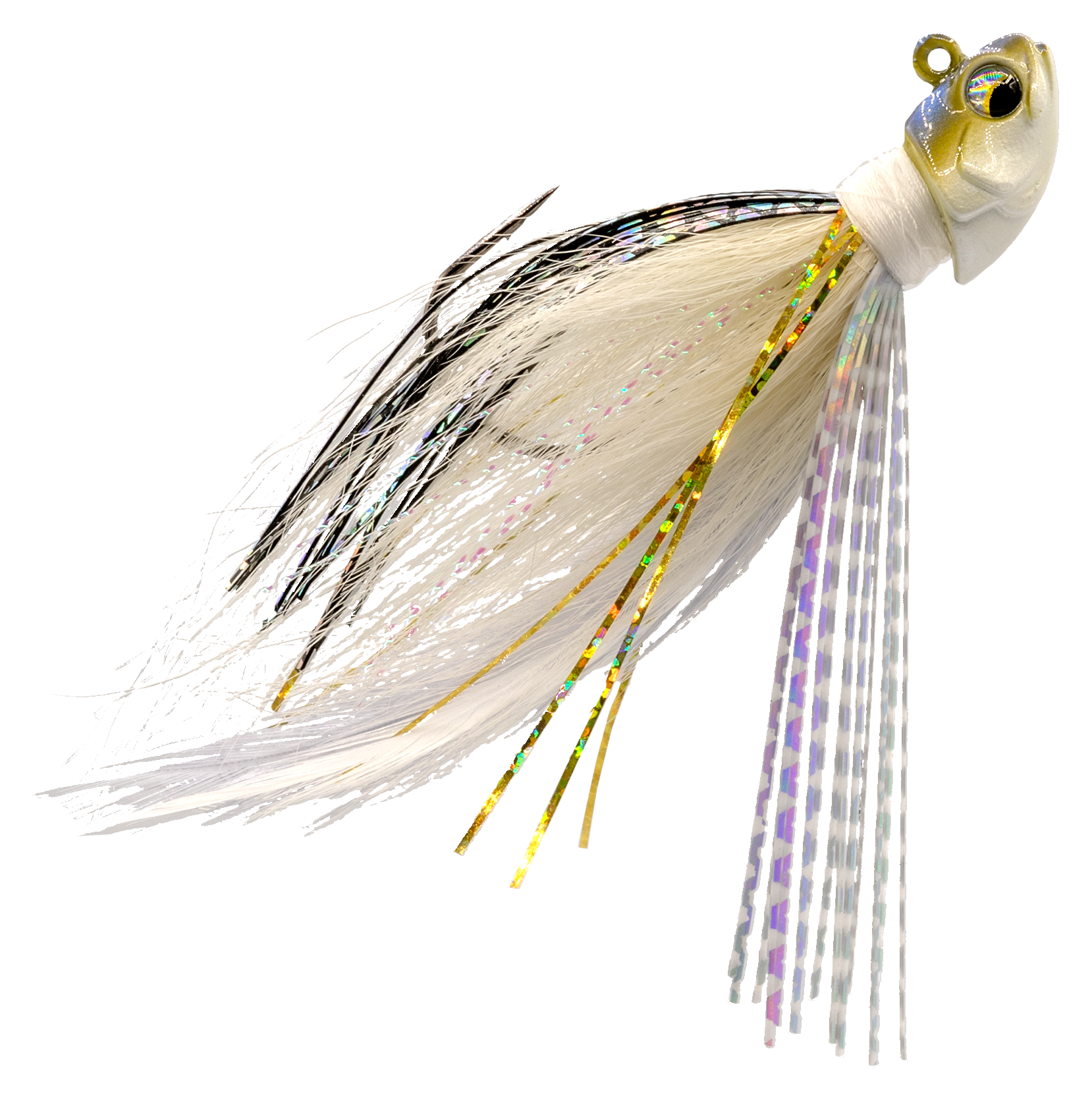 Image of 6th Sense Flock Hair Jig - Gizzard Shad - 5/8 oz.