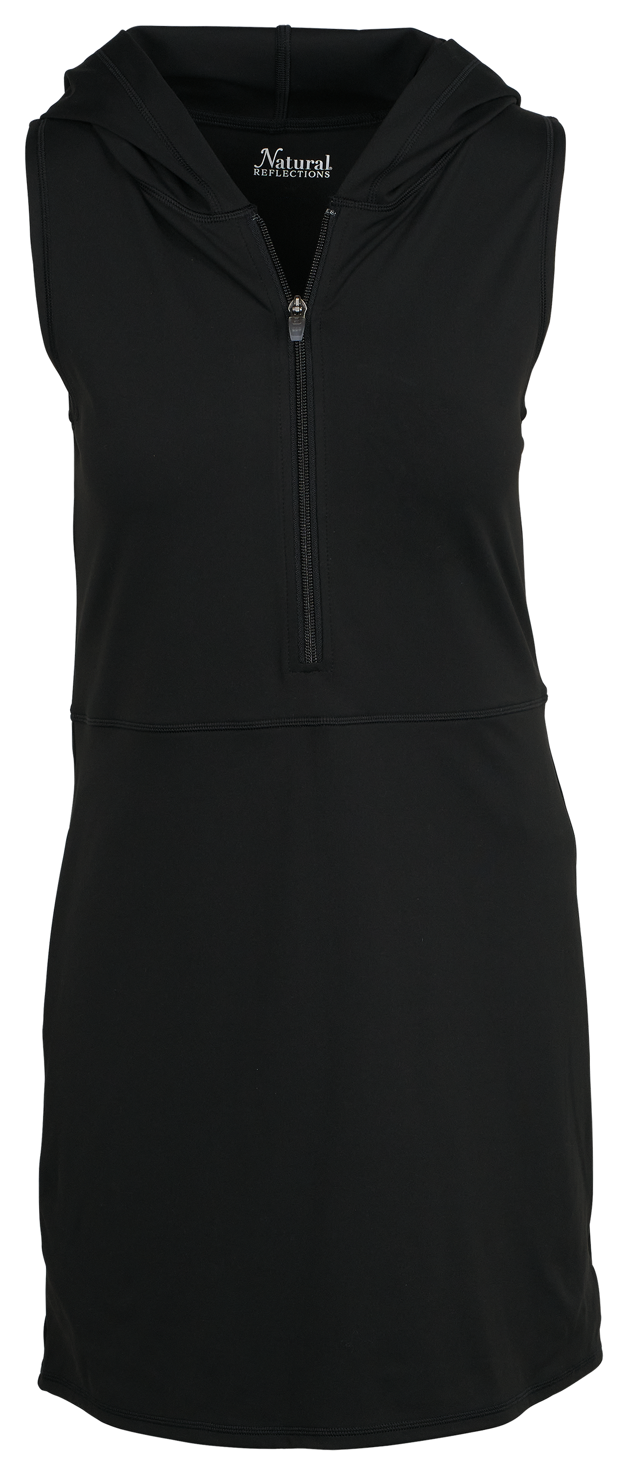 Image of Natural Reflections Active Hooded Dress - Moonless Night