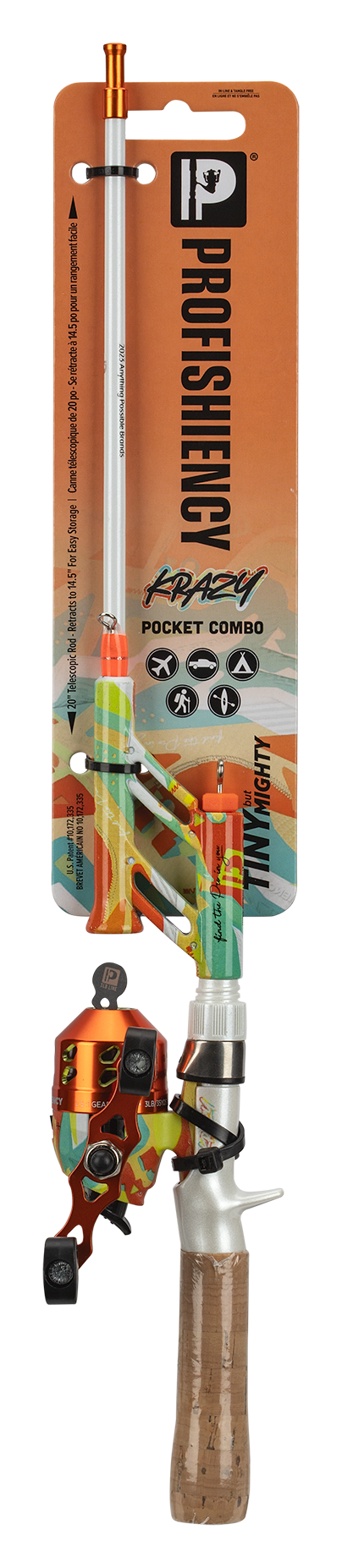 ProFISHiency Tiny Krazy Spincast Combo