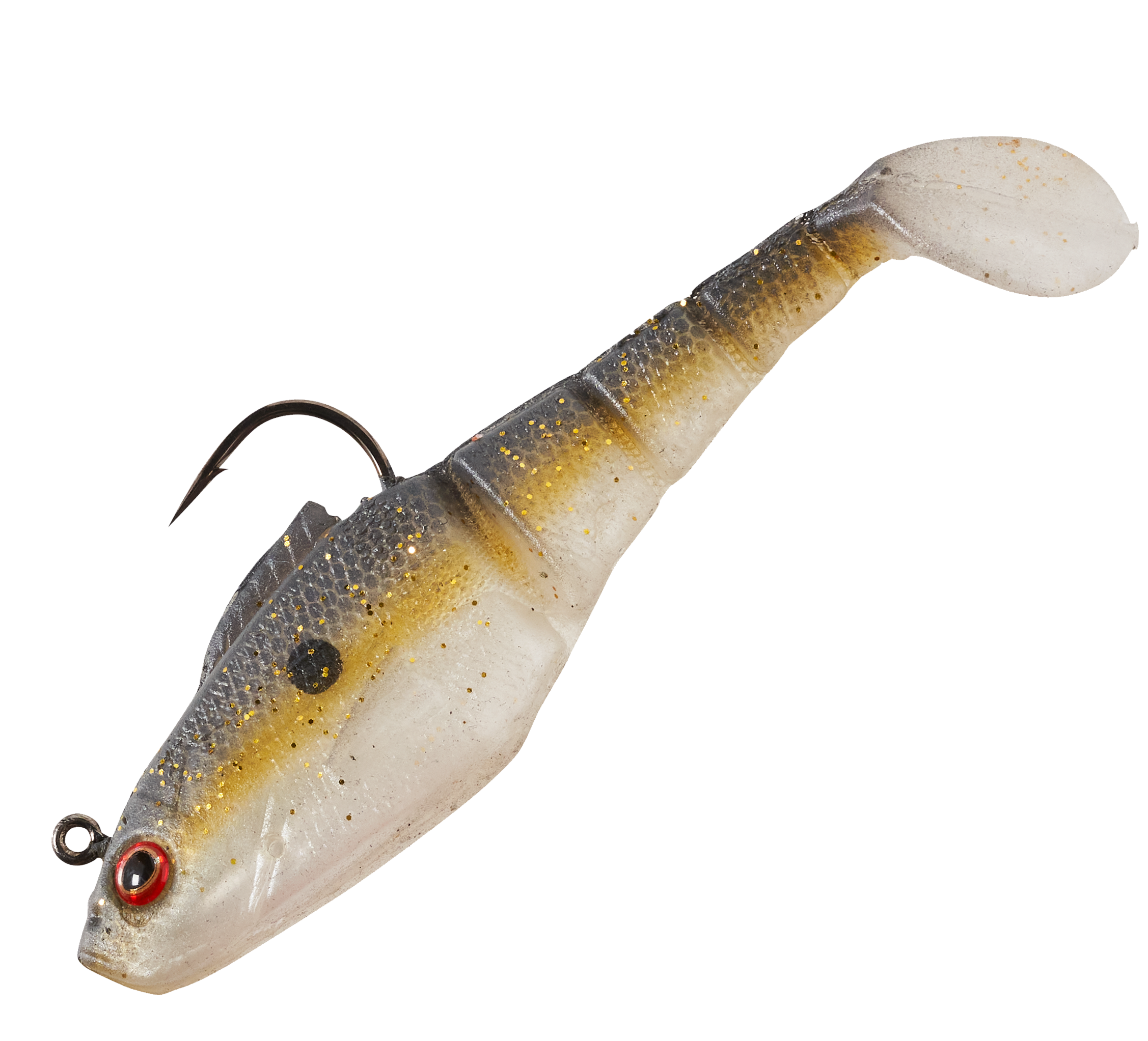 Image of Bass Pro Shops Rigged HFT Swimmer - Chartreuse Sexy Shad