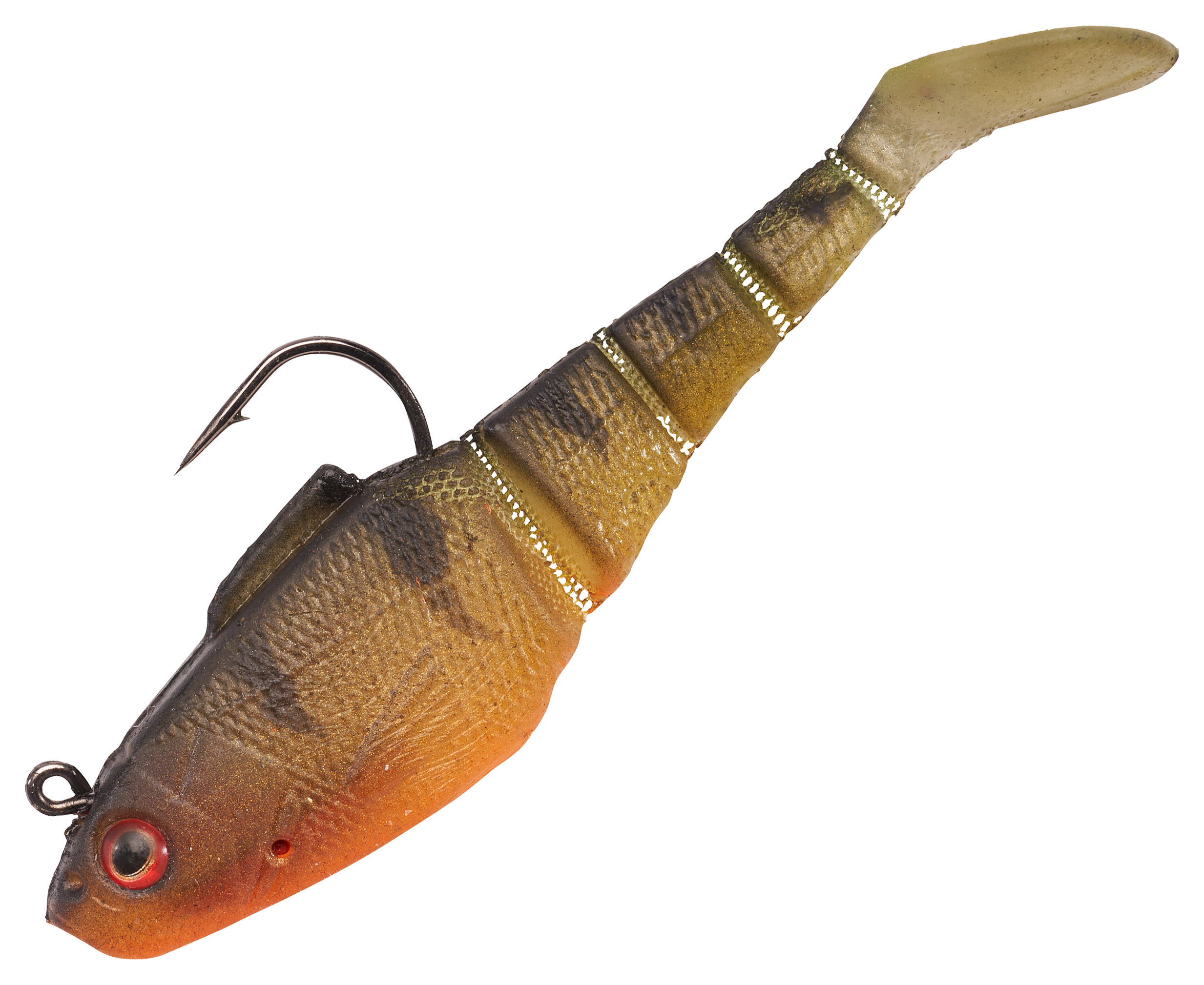 Image of Bass Pro Shops Rigged HFT Swimmer - Yellow Perch