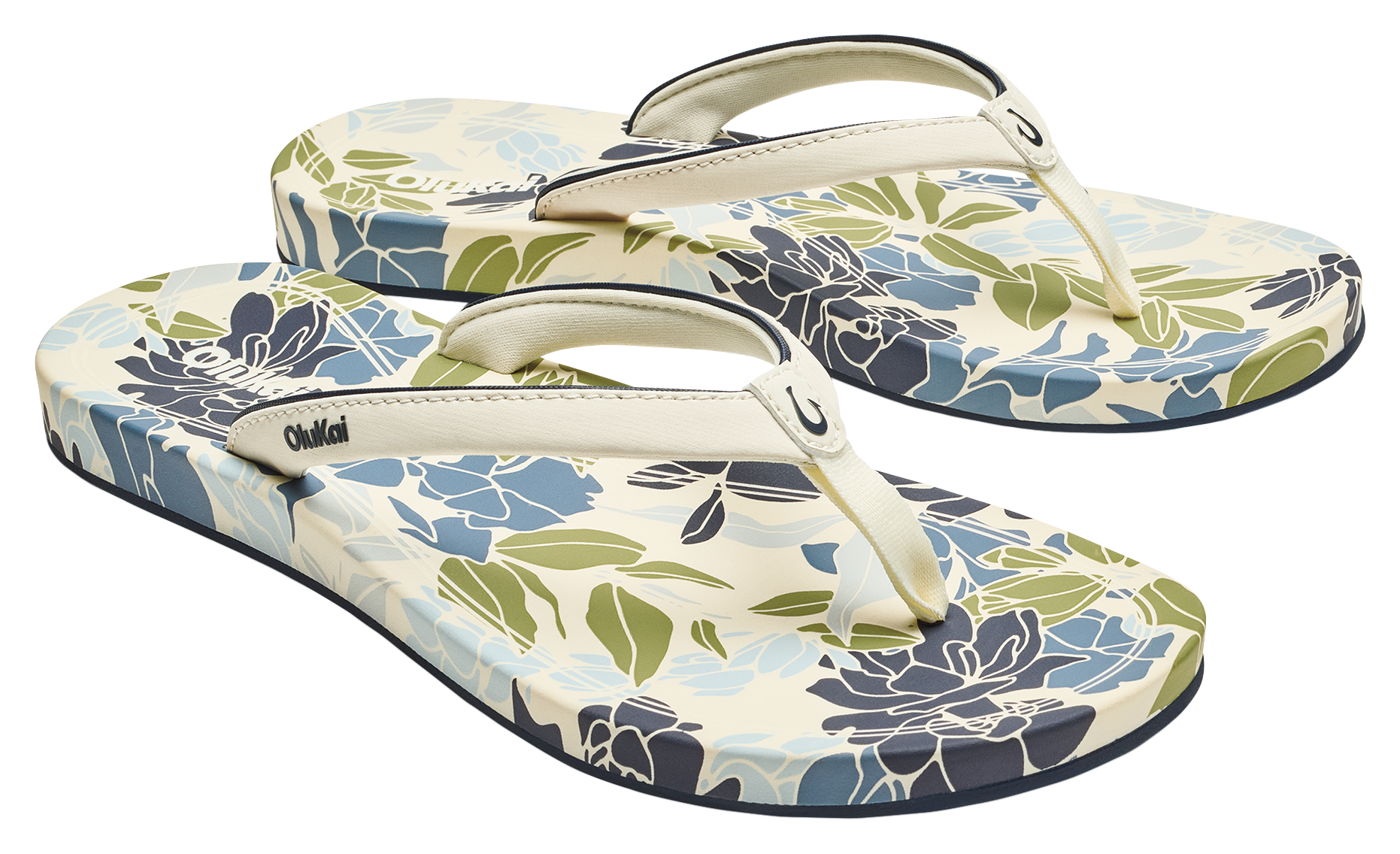 Image of OluKai 'Uiki Sandals for Ladies - Mood Indigo/Pa'i