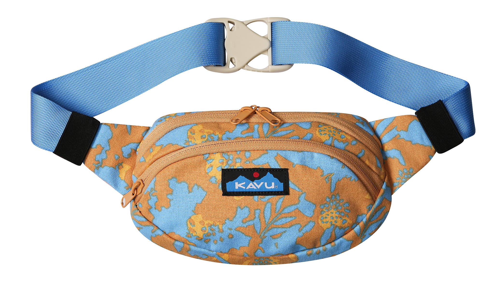 Image of KAVU Canvas Spectator Belt Bag - Sky Bloom