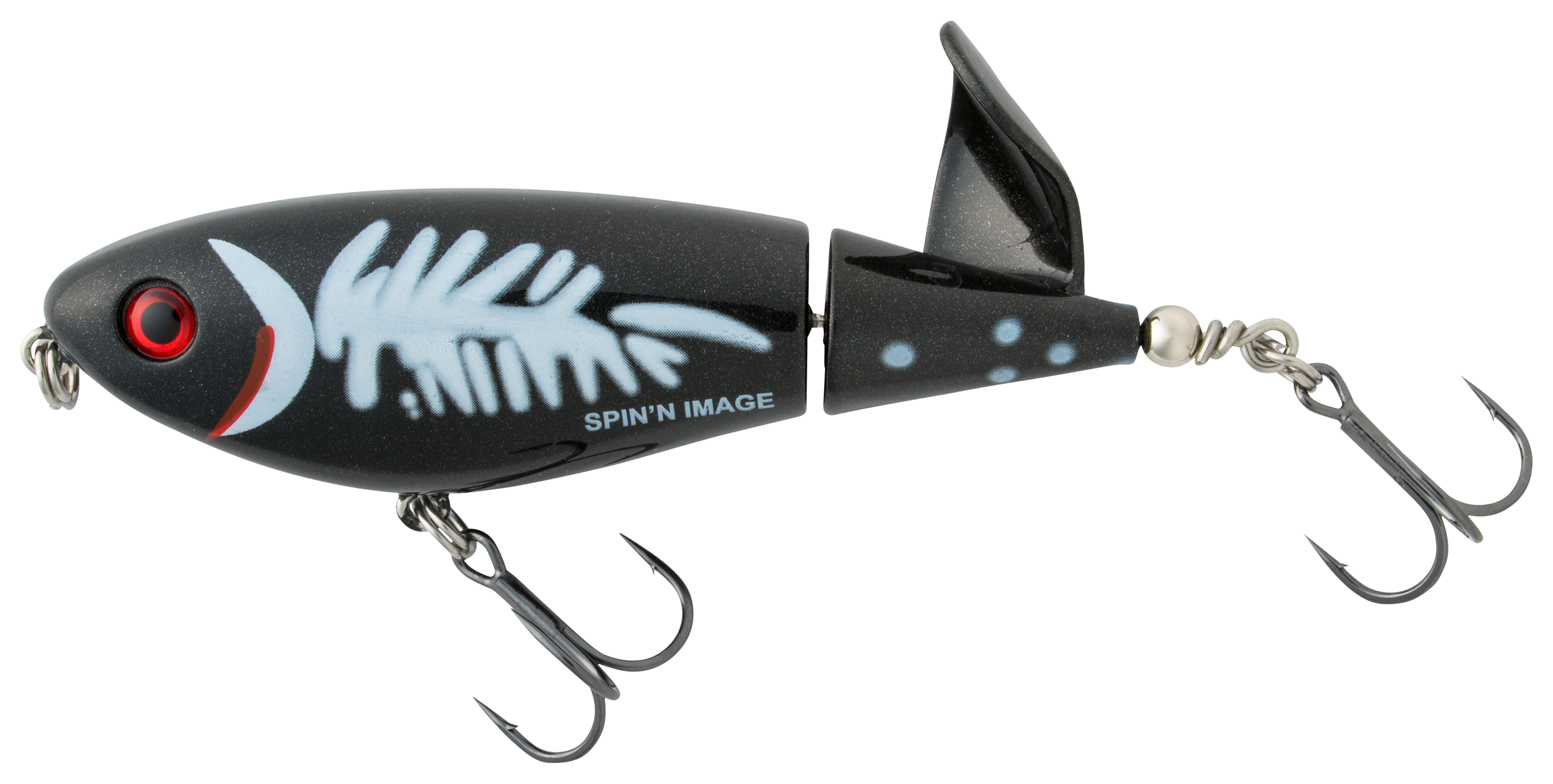 Image of Heddon Spin'n Image - Black White Herring