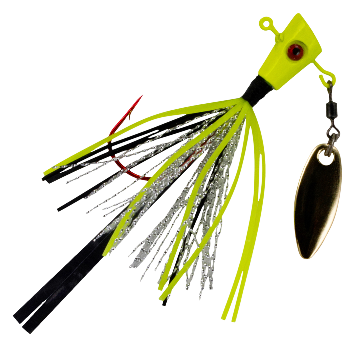 Image of Crappie Magnet Fin Spin Pro Series Jig - Pop Chart - 1/4 oz.