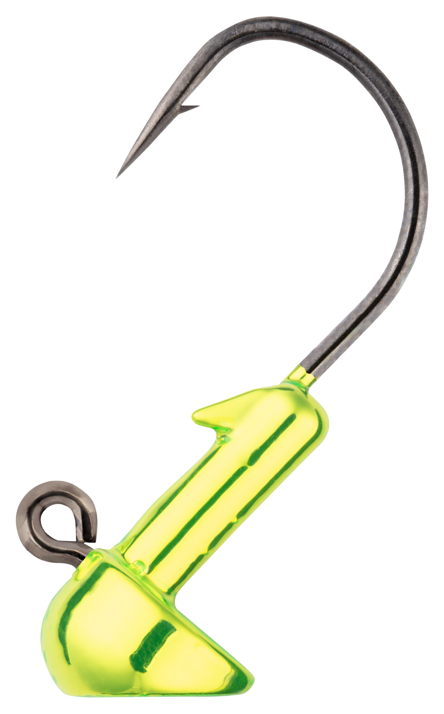 Image of Northland Fishing Tackle Tungsten Stand-Up Short Shank Jighead - Metallic Chartreuse - 1/4 oz.