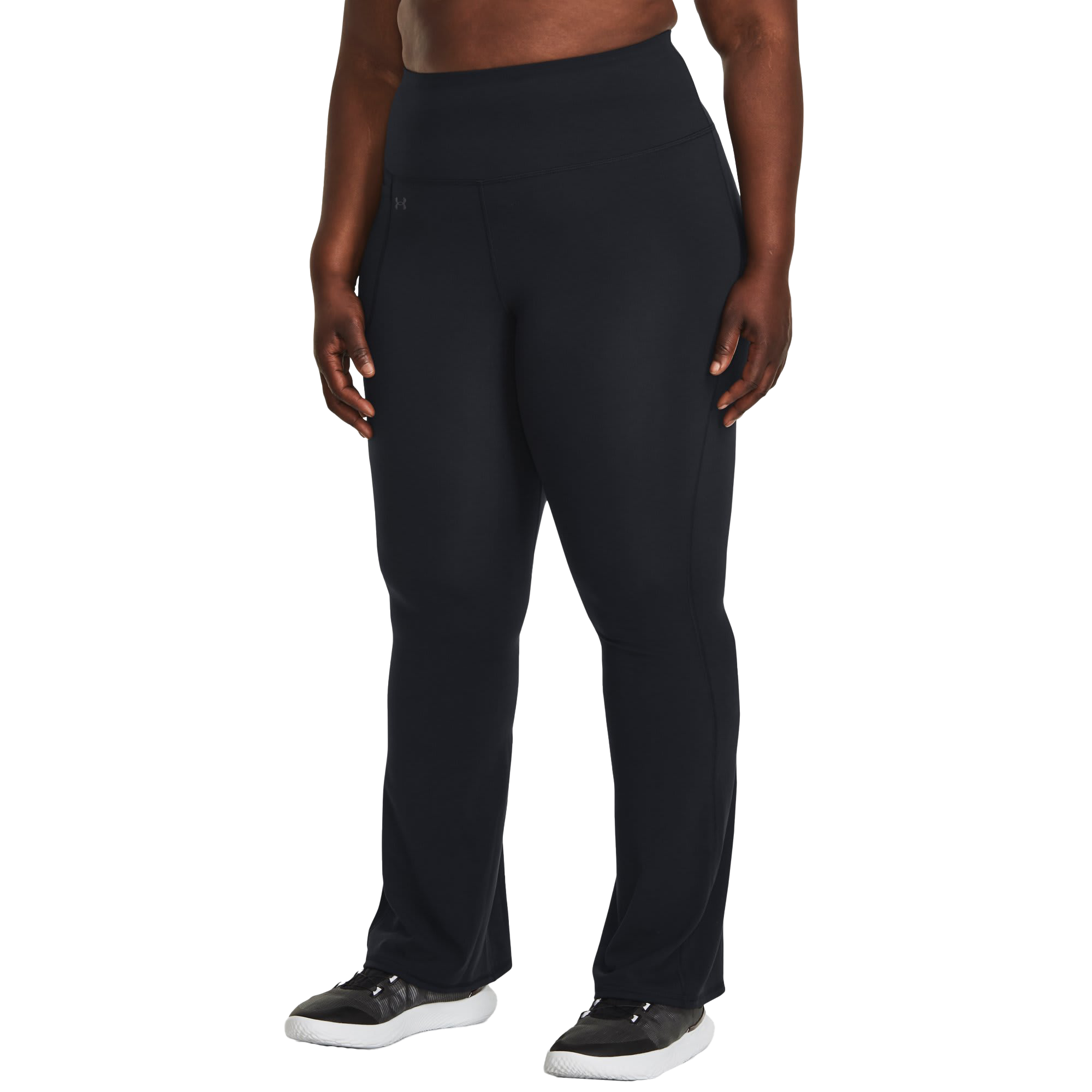 Image of Under Armour Motion Flare Pants - Black/Jet Gray - 2X - Regular