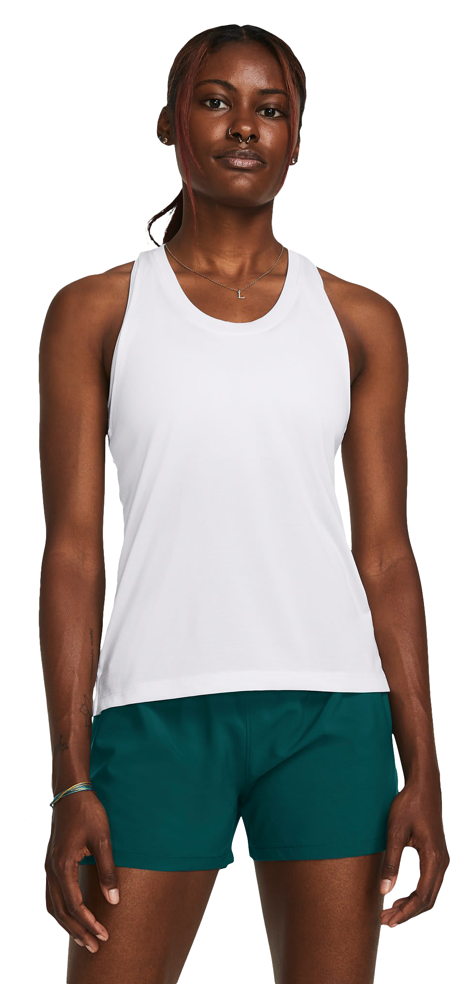 Image of Under Armour Launch Singlet for Ladies - White/Reflective - L