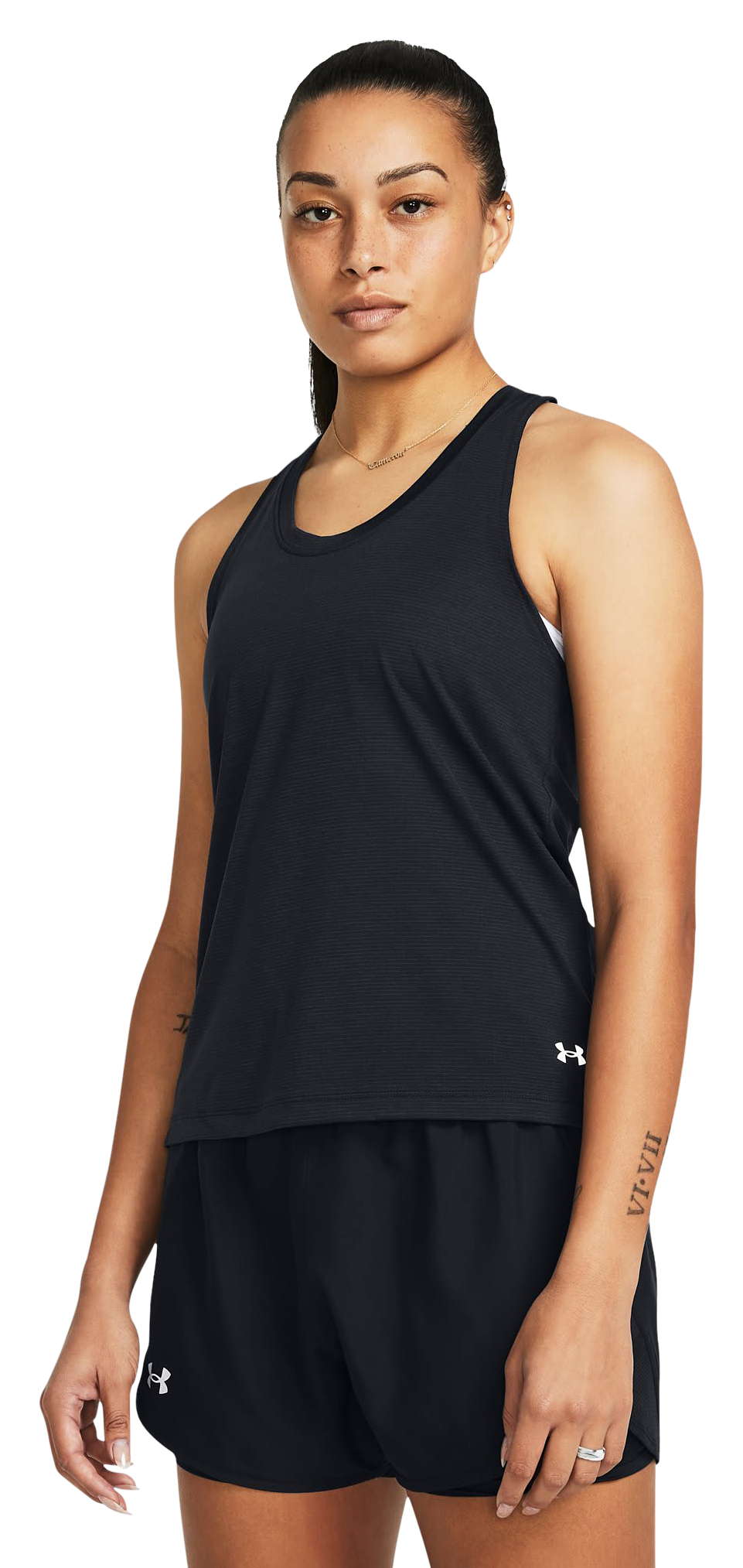 Image of Under Armour Launch Singlet for Ladies - Black/Reflective - S