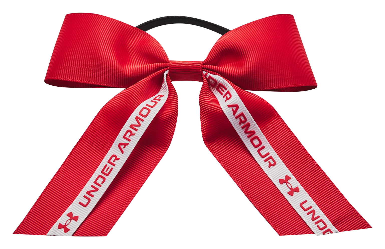 Image of Under Armour Team Bow Hair Tie - Red/White