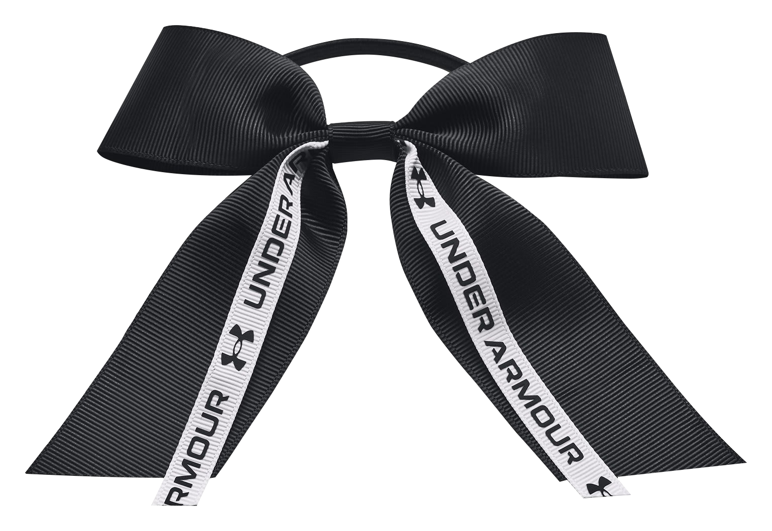 Image of Under Armour Team Bow Hair Tie - Black/White