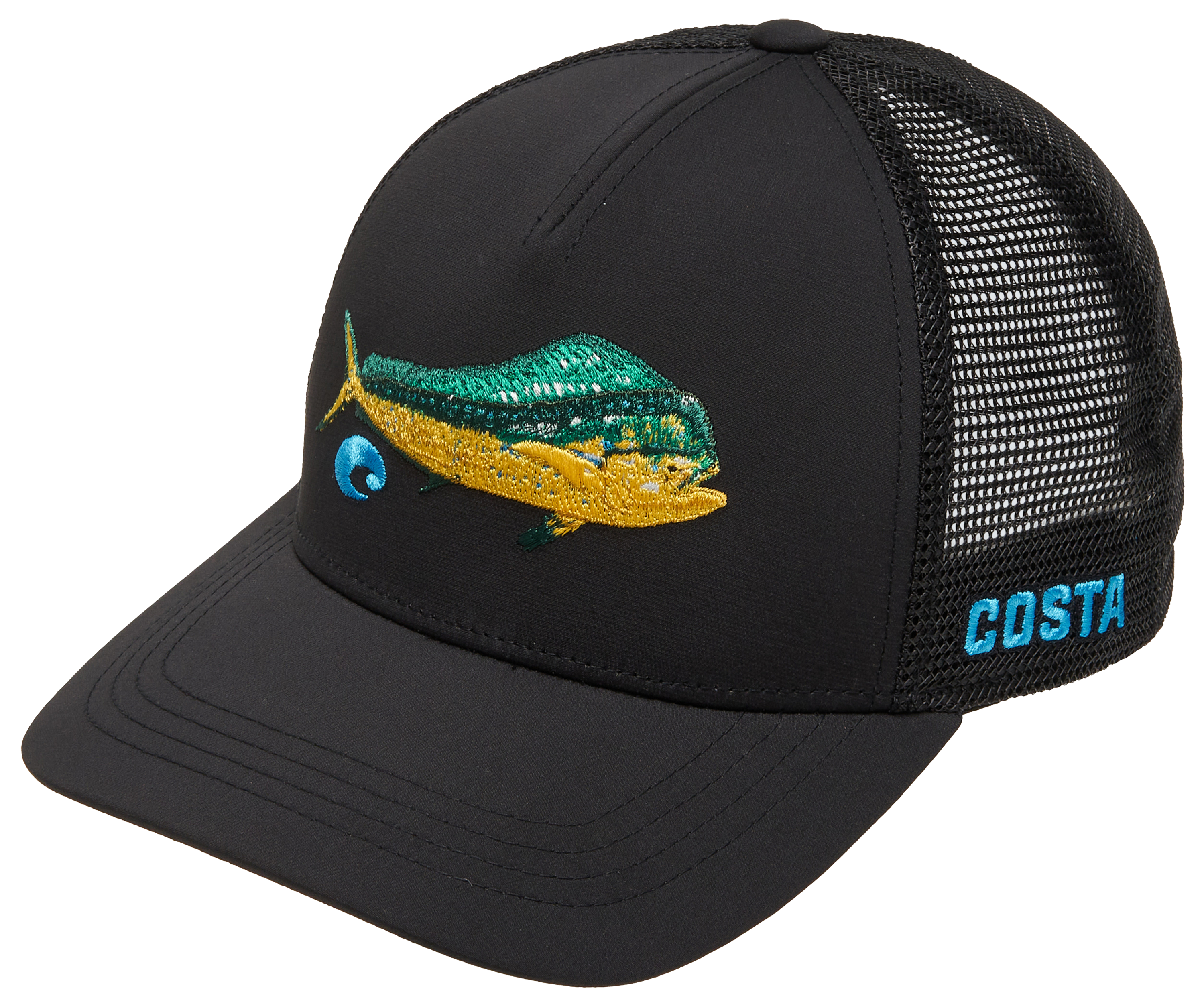 COSTA DEL MAR Dorado Stitched Trucker Cap