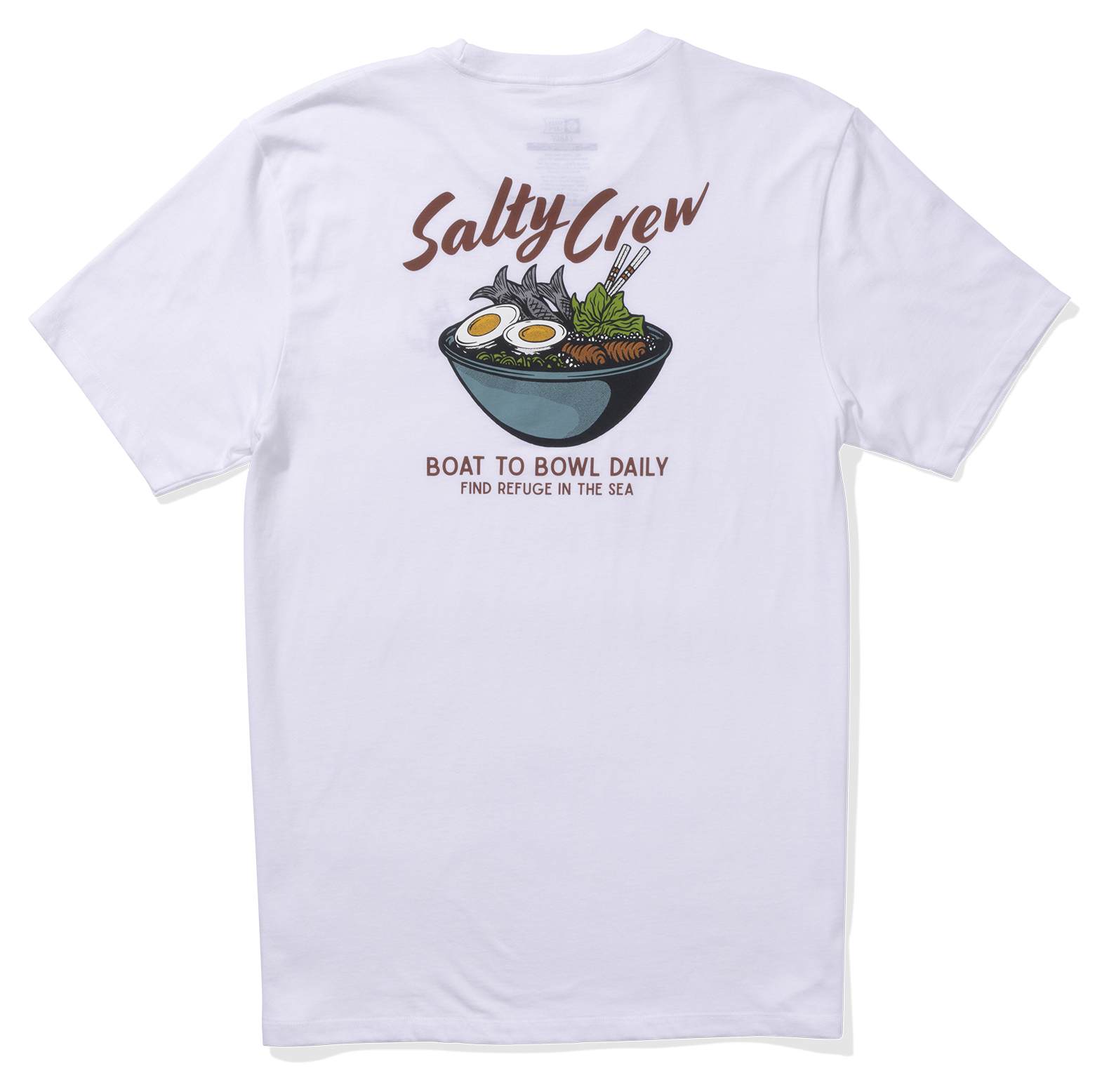 Image of Salty Crew Fish Bowl Premium Short-Sleeve T-Shirt for Men - White