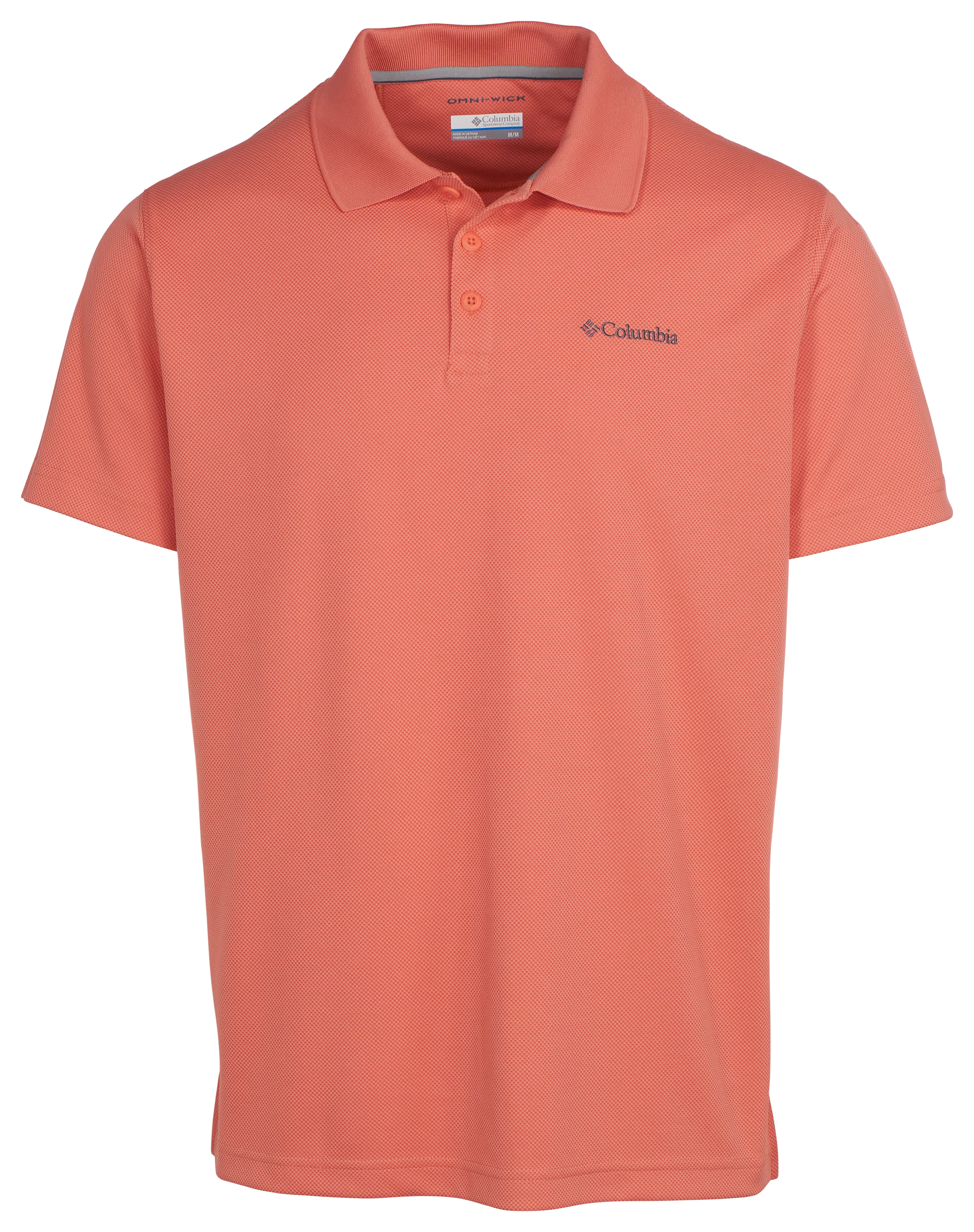 Image of Columbia Utilizer Short-Sleeve Polo for Men - Faded Peach