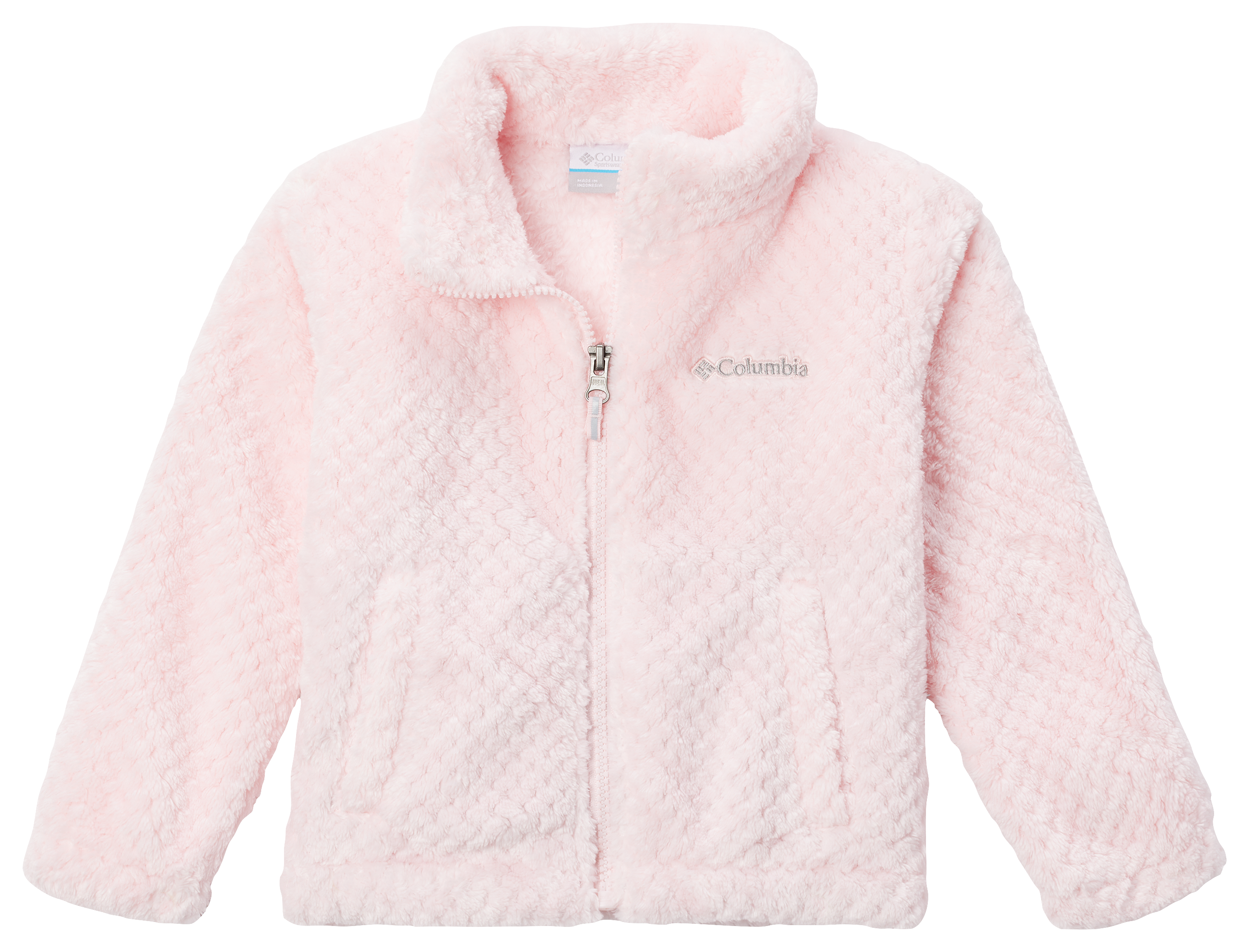 Image of Columbia Fire Side Sherpa Full-Zip Jacket for Toddlers - Satin Pink - 3T