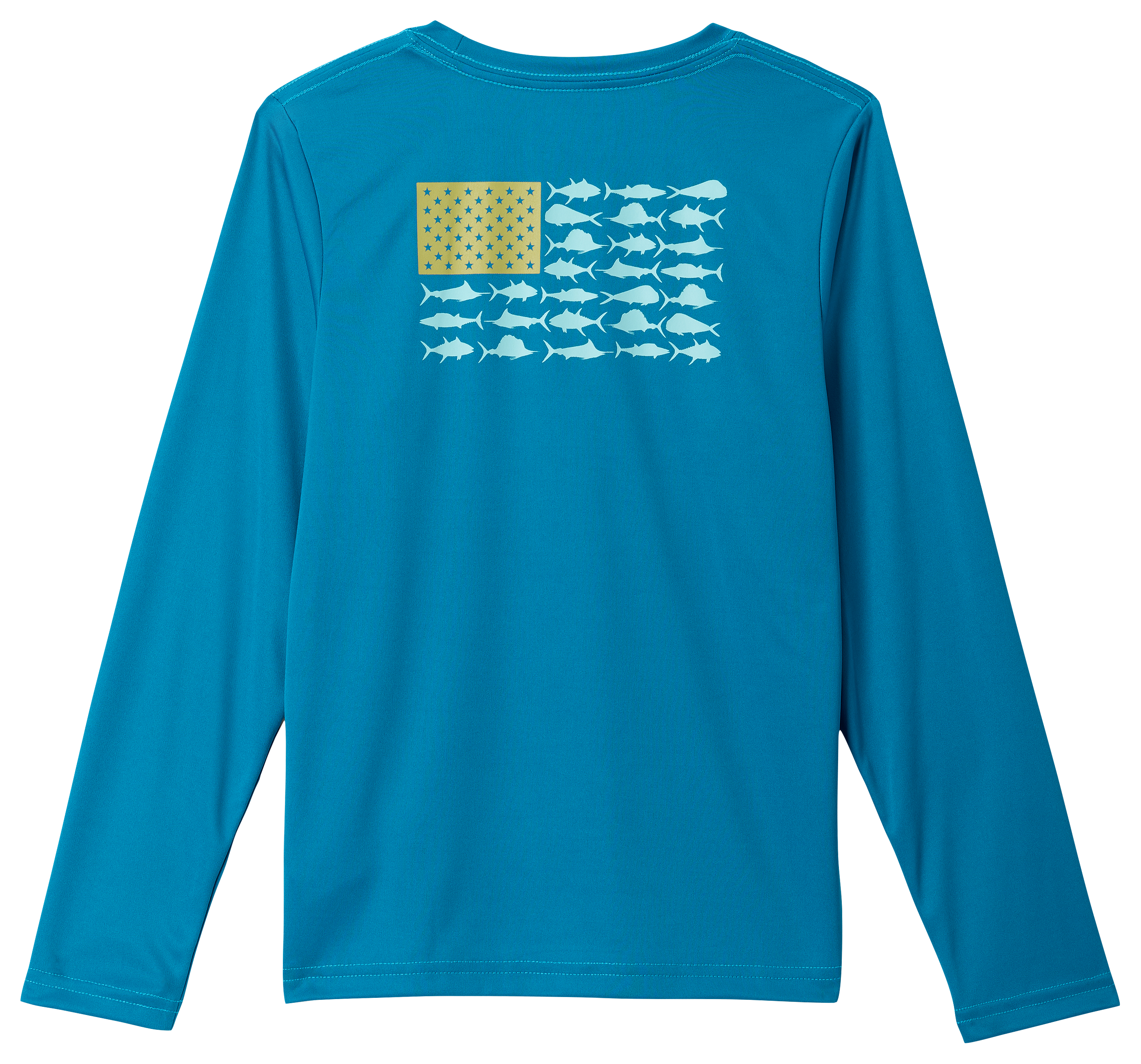 COLUMBIA PFG Terminal Tackle Fish Flag Long-Sleeve T-Shirt for Kids