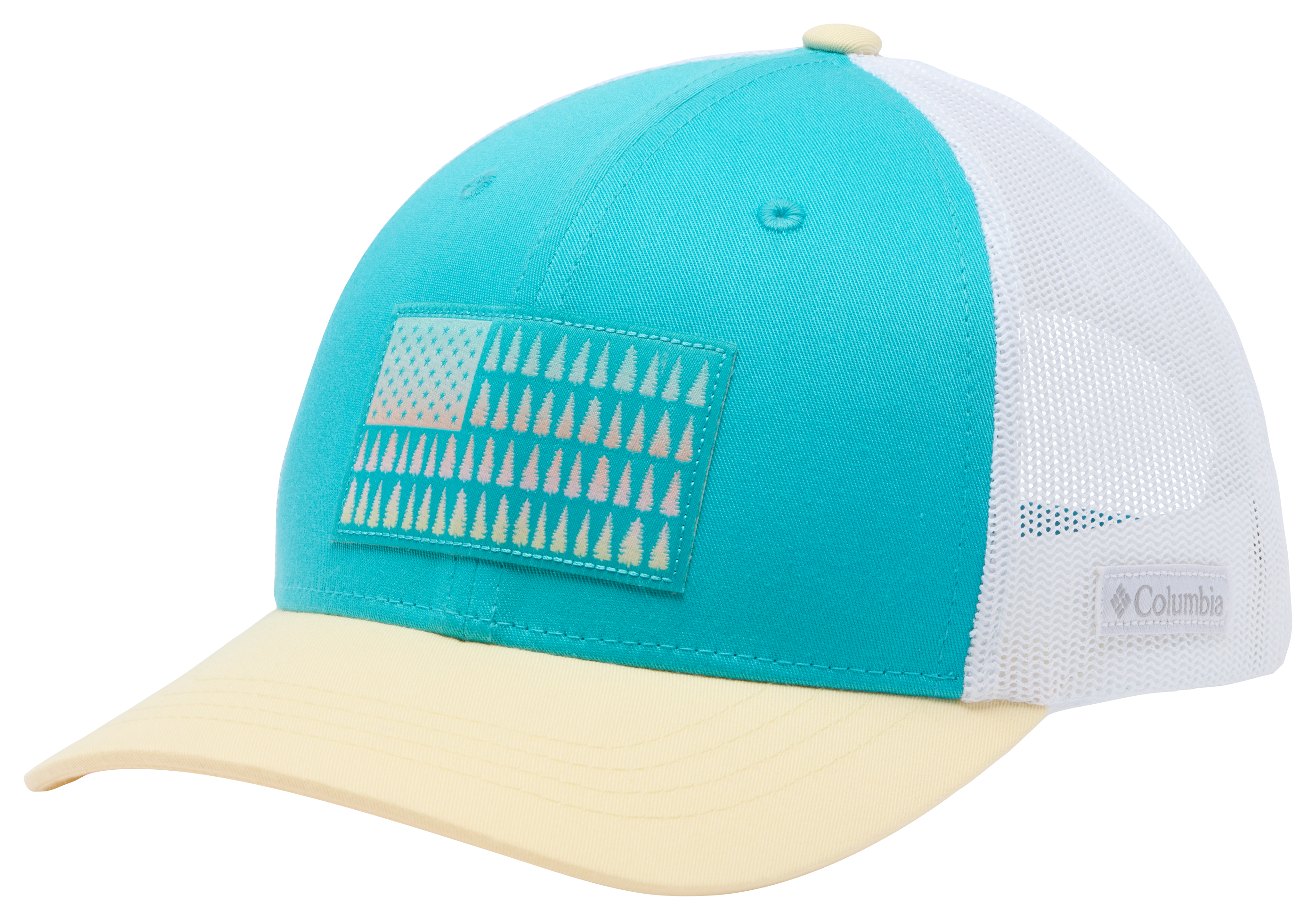 COLUMBIA Tree Flag Snapback Cap for Kids